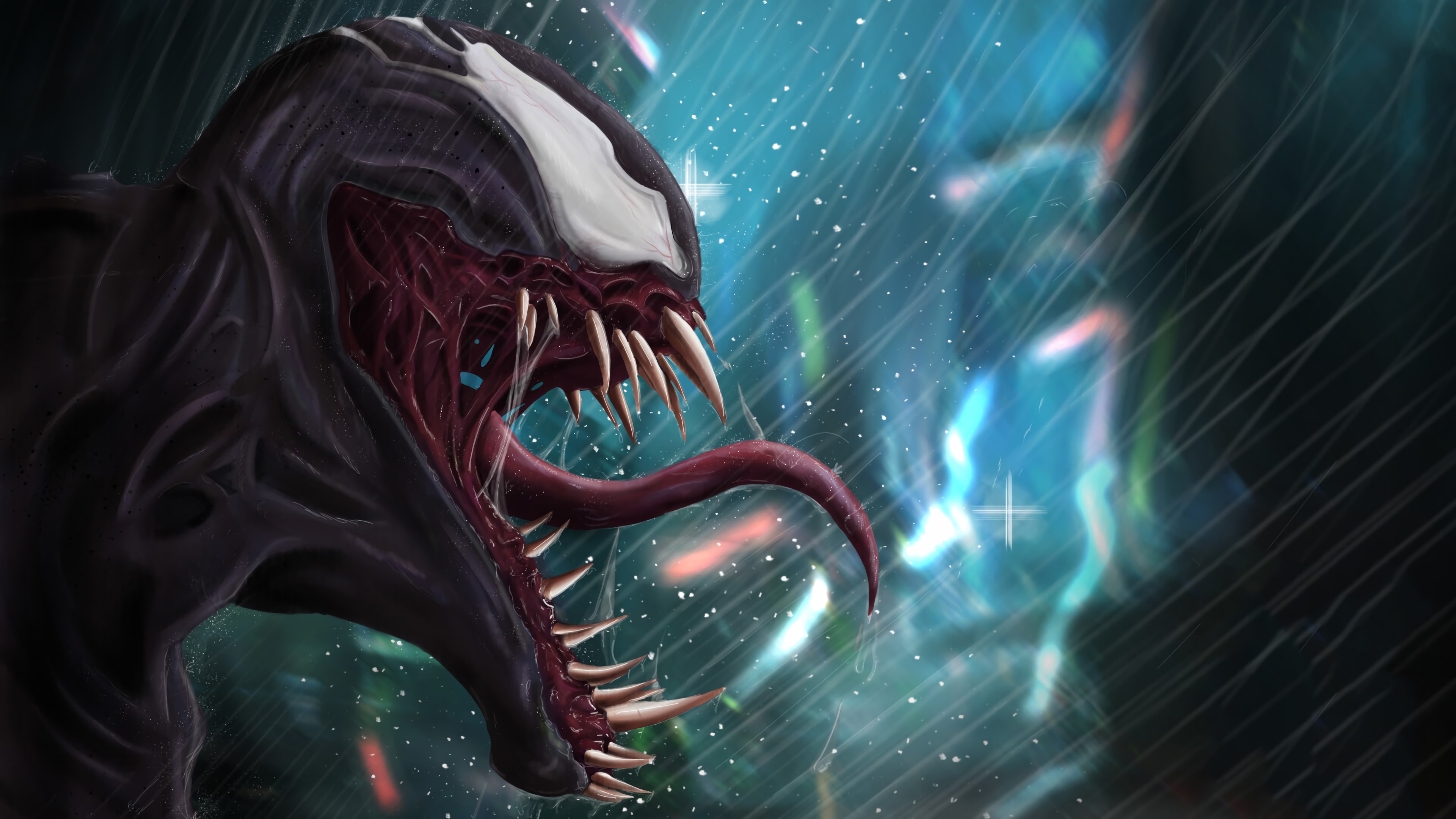 venom, hd, 4k, superheroes, digital art, artwork, artstation, HD Wallpaper