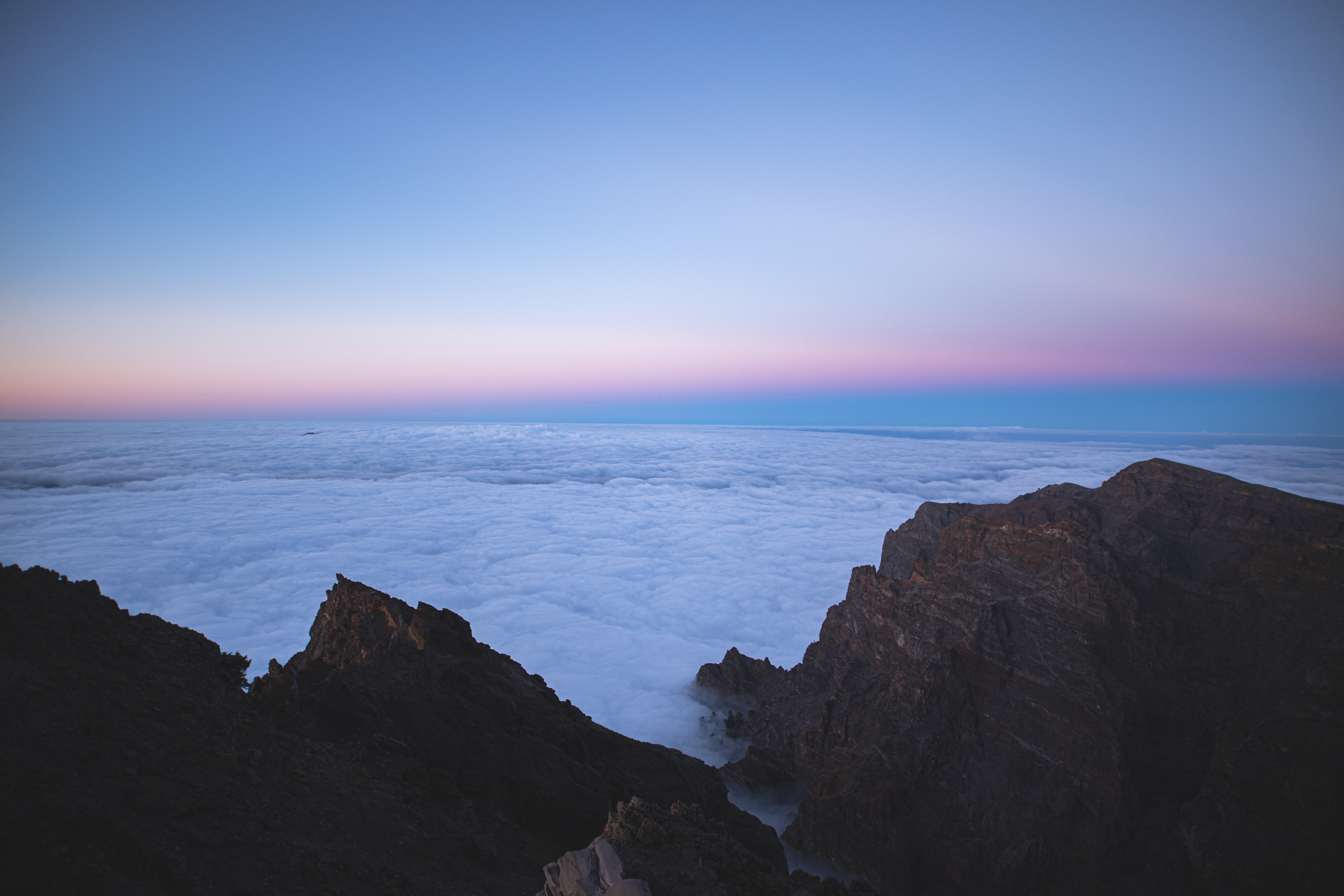 sea of clouds, mountains, nature, hd, 4k, 5k, HD Wallpaper