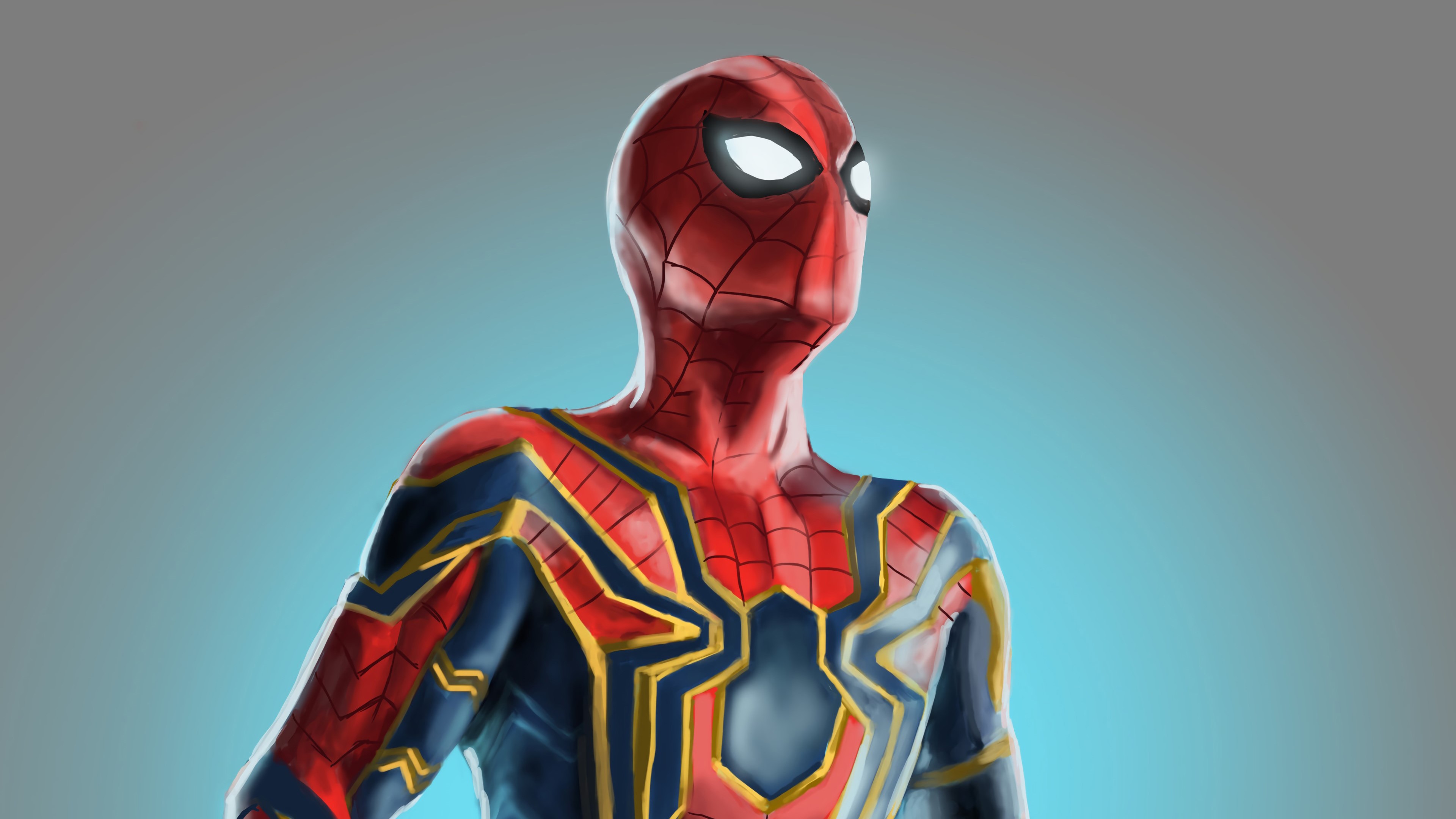 spiderman, hd, 4k, superheroes, artwork, digital art, art, artstation, HD Wallpaper
