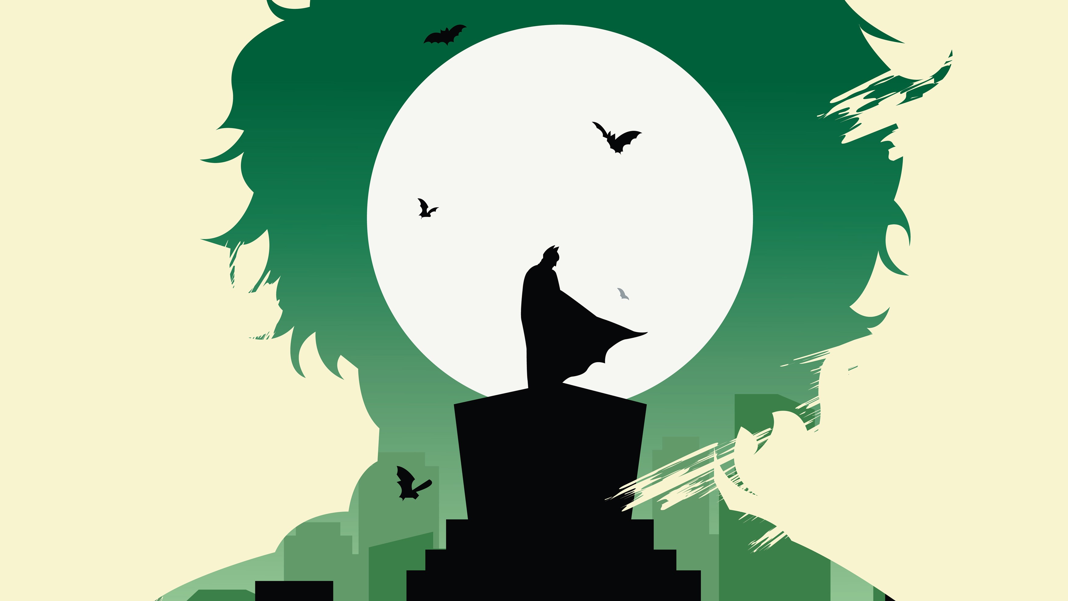 batman, joker, hd, 4k, superheroes, dc comics, behance, HD Wallpaper