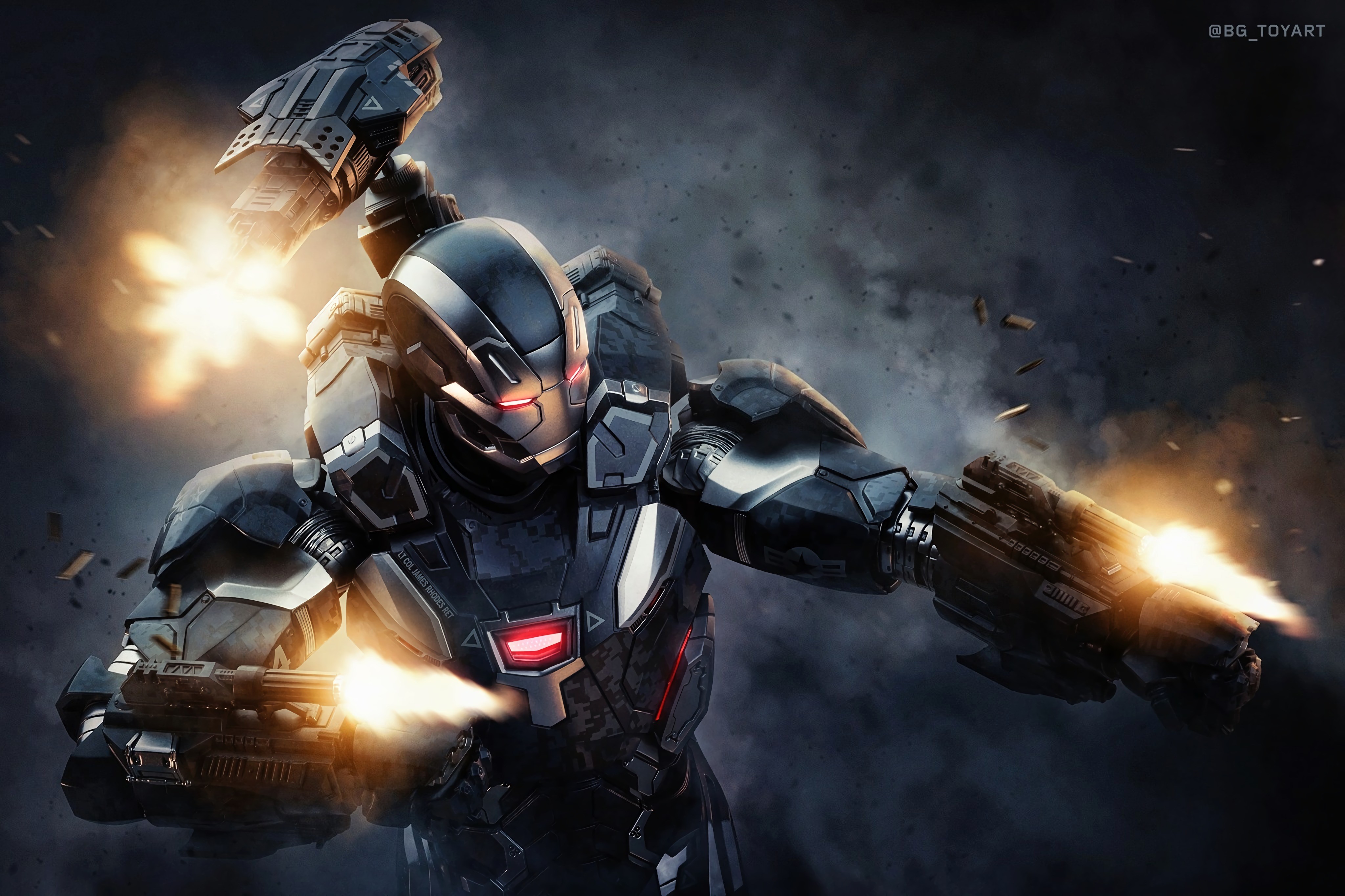 war machine, superheroes, hd, artwork, artist, digital art, 4k, HD Wallpaper