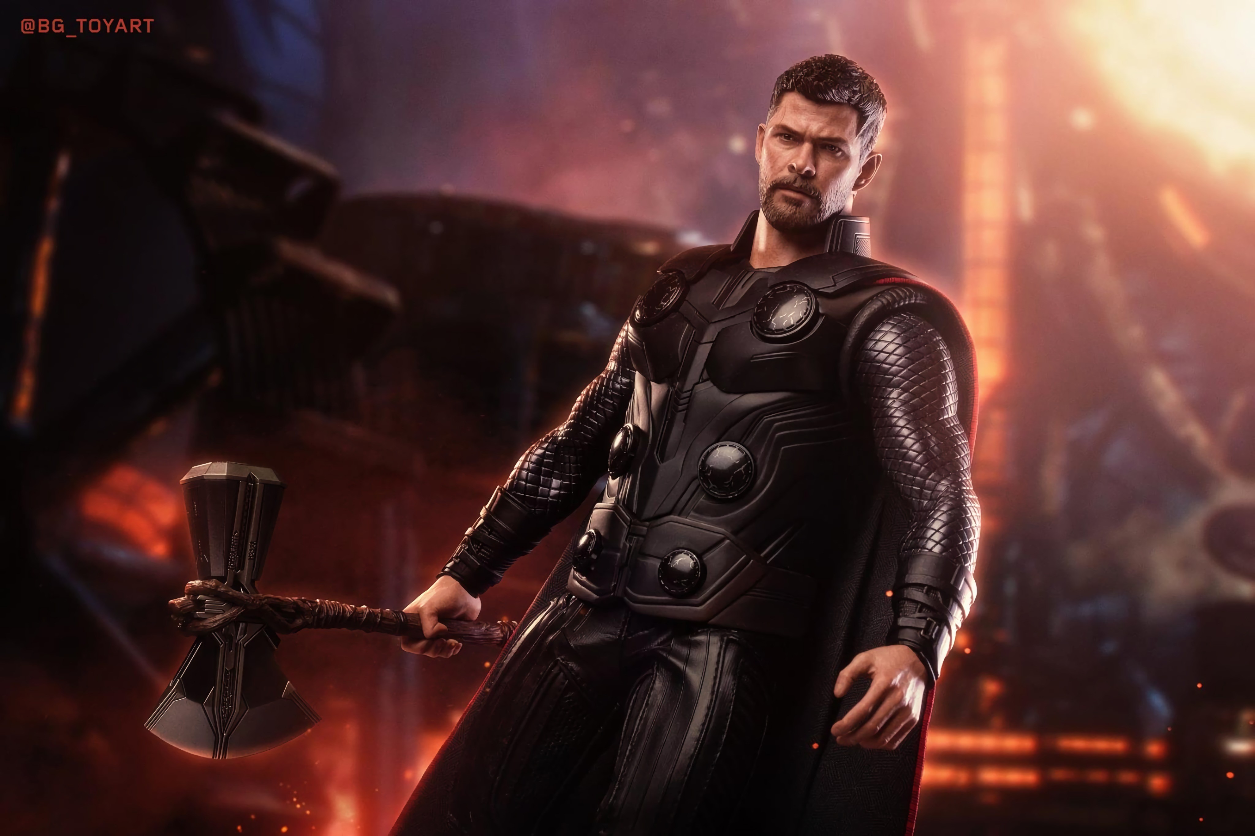 thor, hd, 4k, superheroes, artwork, digital art, HD Wallpaper
