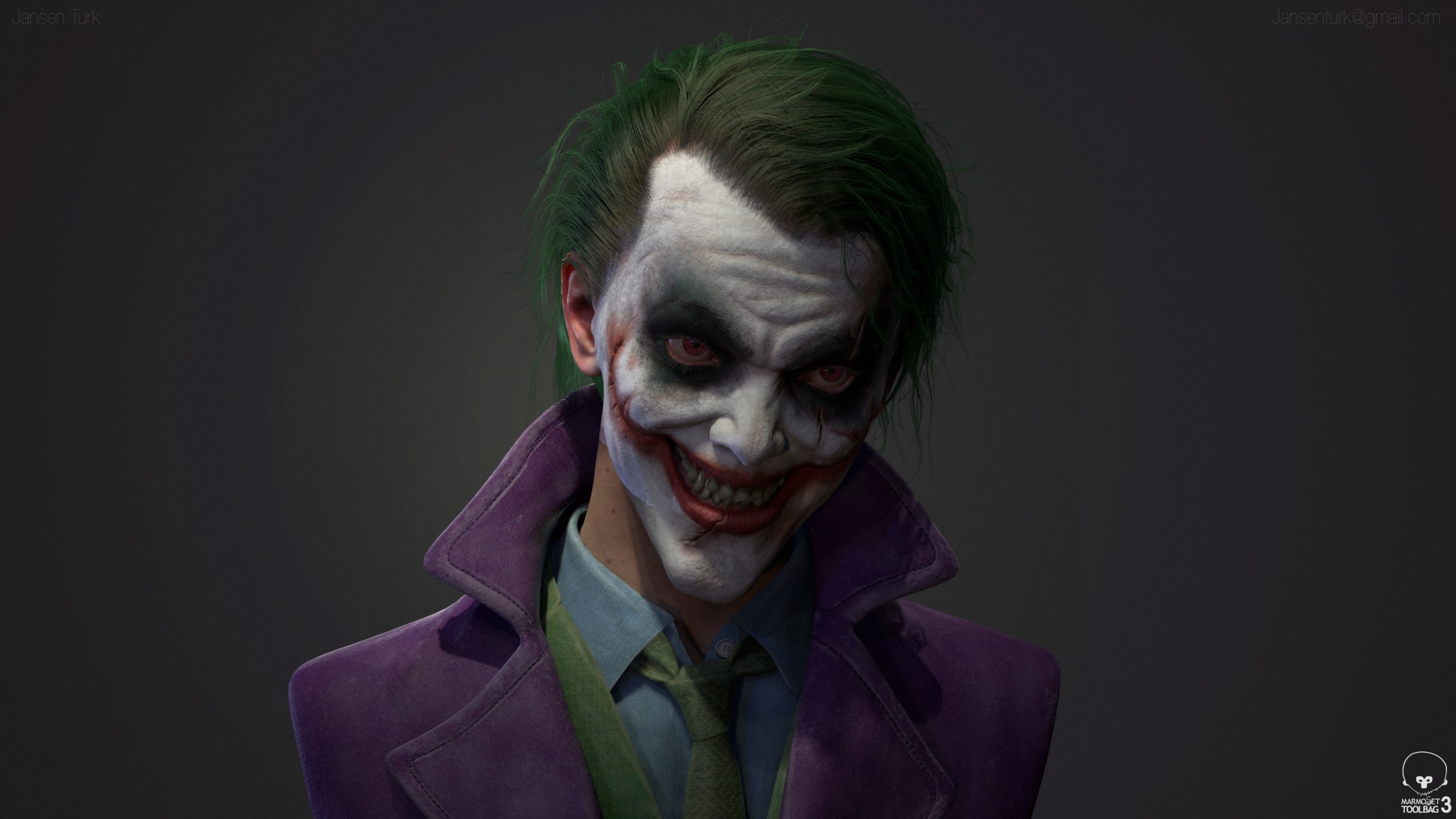 joker, hd, 4k, superheroes, dc comics, artstation, HD Wallpaper