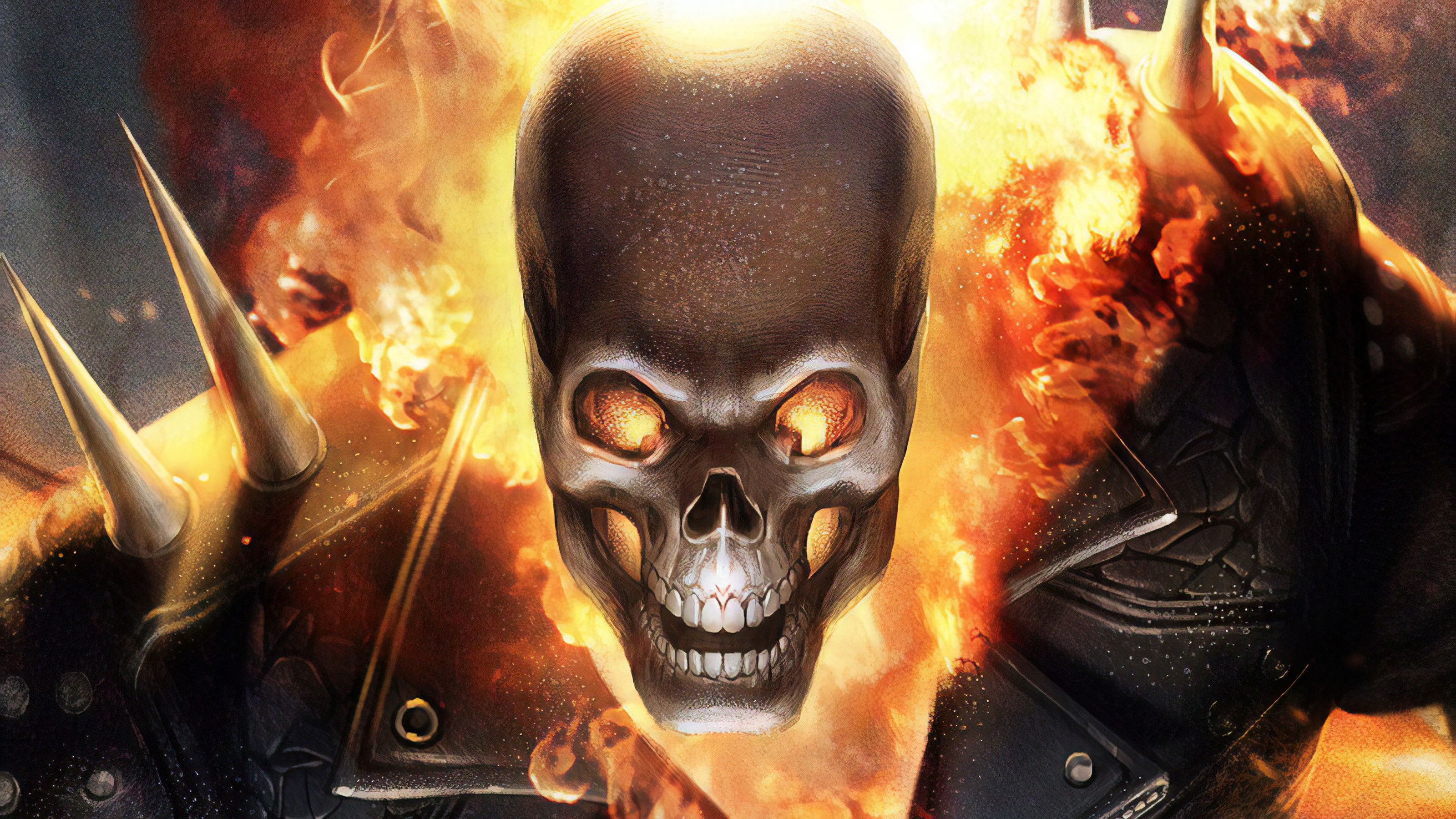 ghost rider, superheroes, artist, artwork, digital art, hd, 4k, artstation, HD Wallpaper