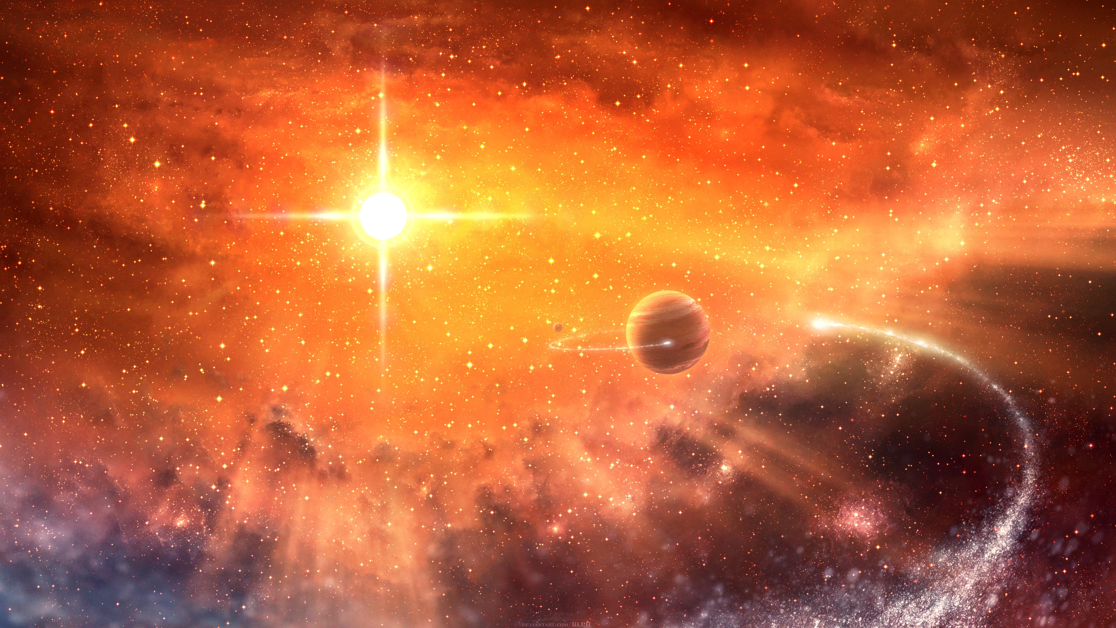 digital universe, artist, artwork, digital art, hd, 4k, deviantart, HD Wallpaper