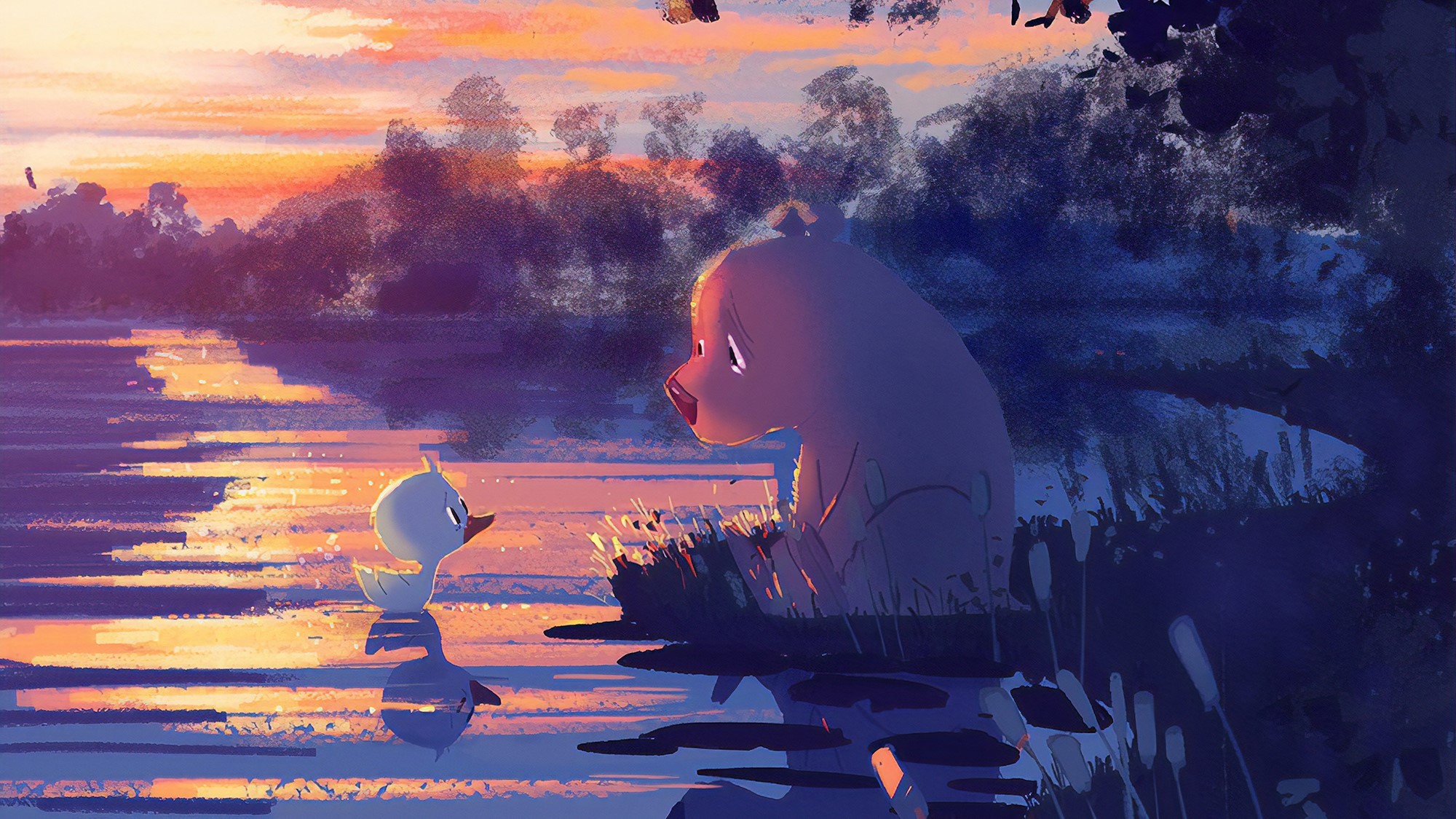 duck, artist, artwork, digital art, hd, deviantart, HD Wallpaper
