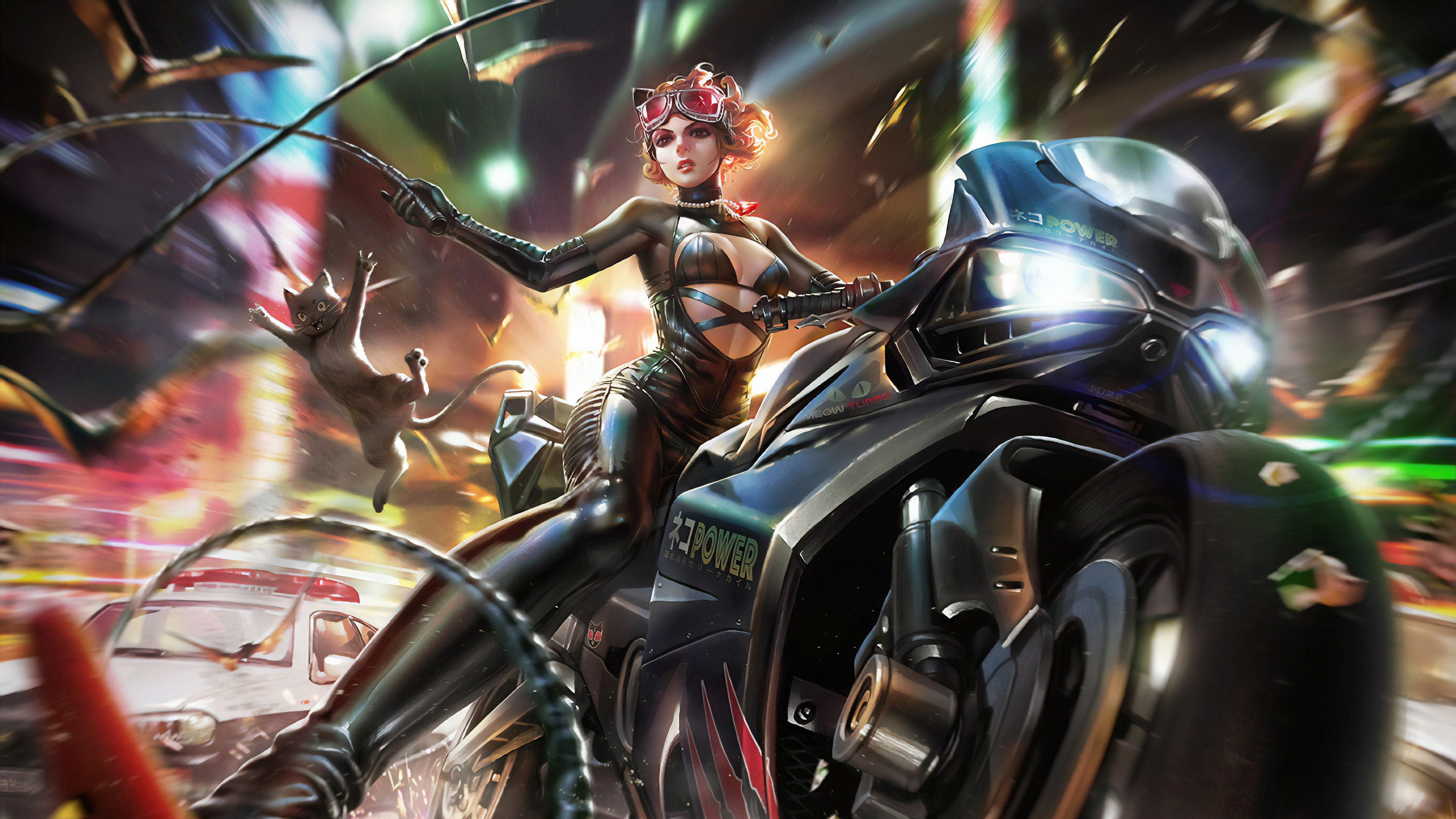 catwoman, hd, 4k, superheroes, digital art, artwork, artstation, HD Wallpaper