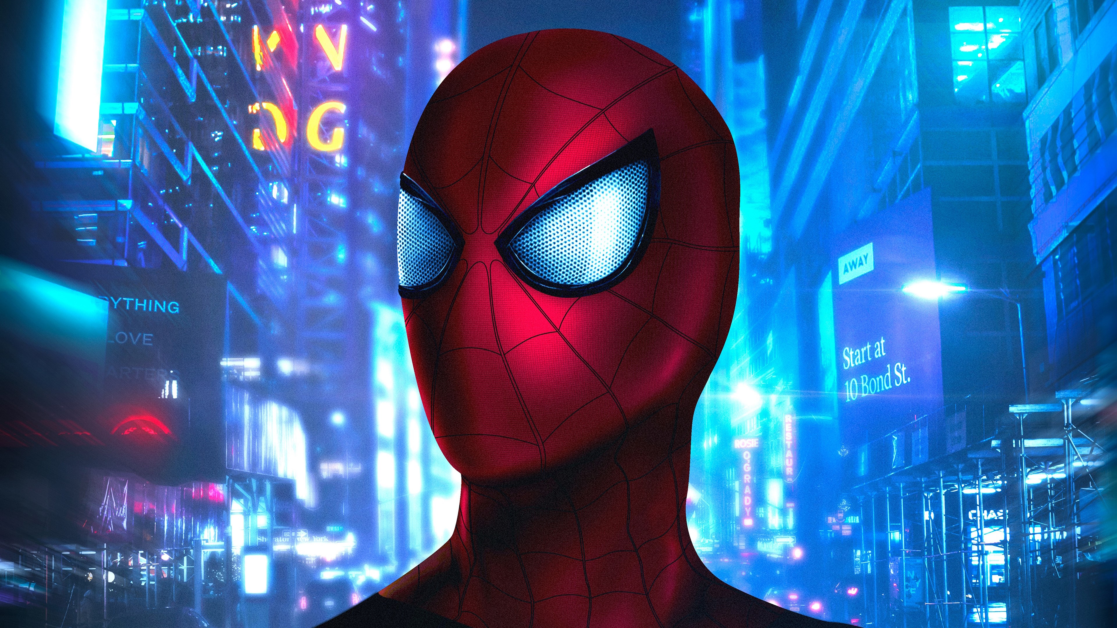 spiderman, hd, 4k, superheroes, artwork, digital art, art, behance, HD Wallpaper