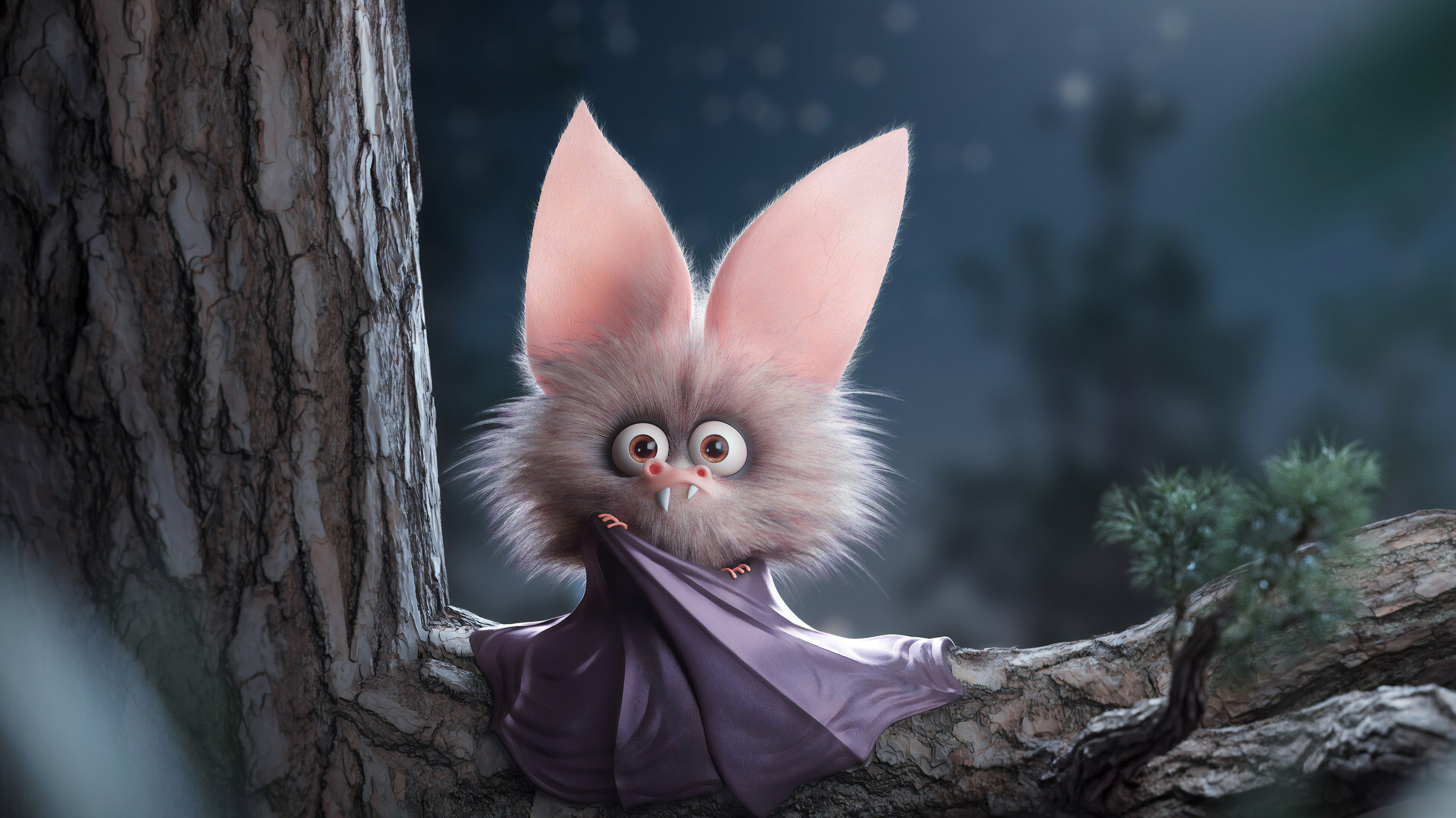 bat, creature, artist, artwork, digital art, hd, 4k, artstation, HD Wallpaper