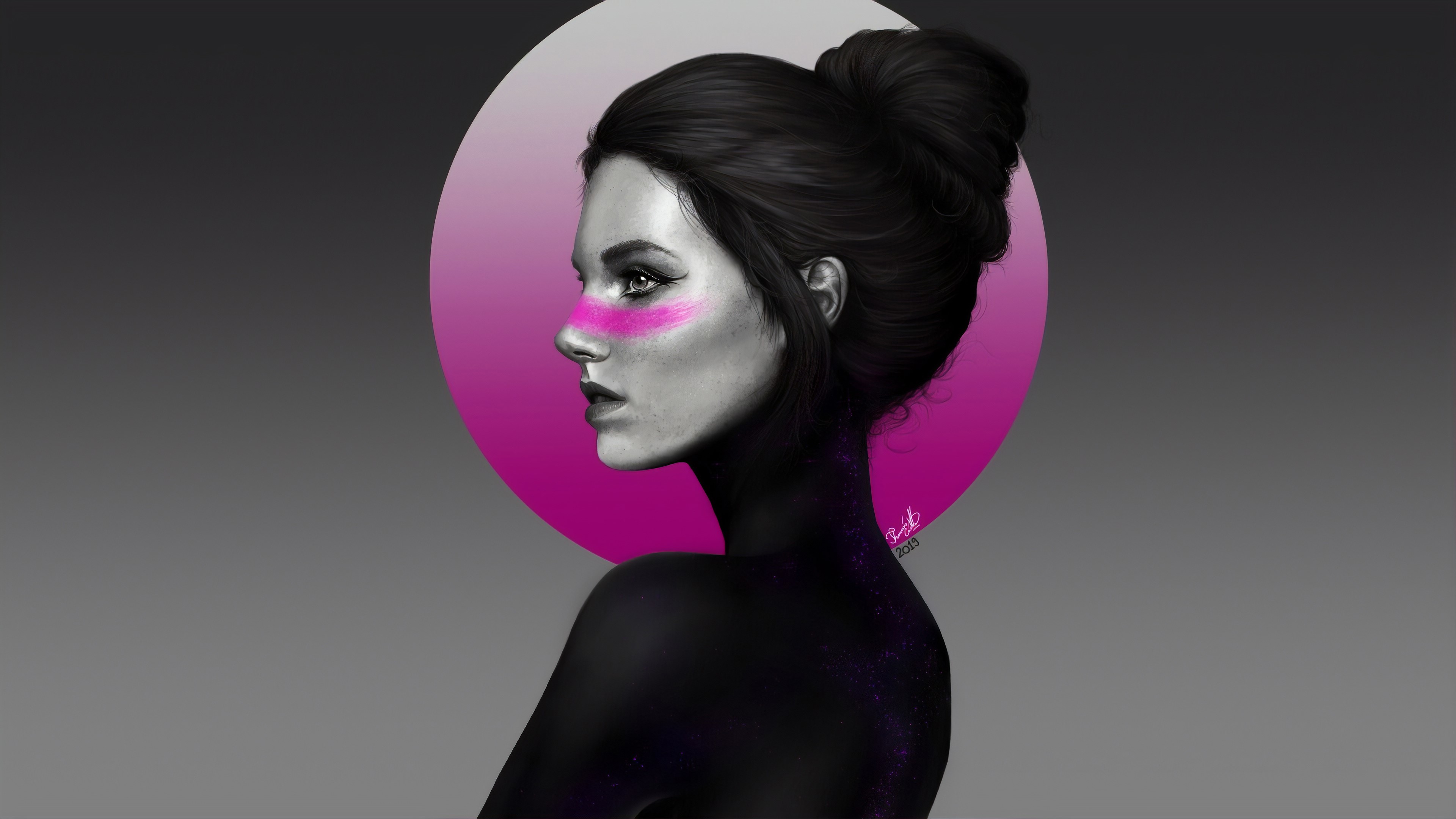 artist, artwork, digital art, hd, 4k, portrait, HD Wallpaper