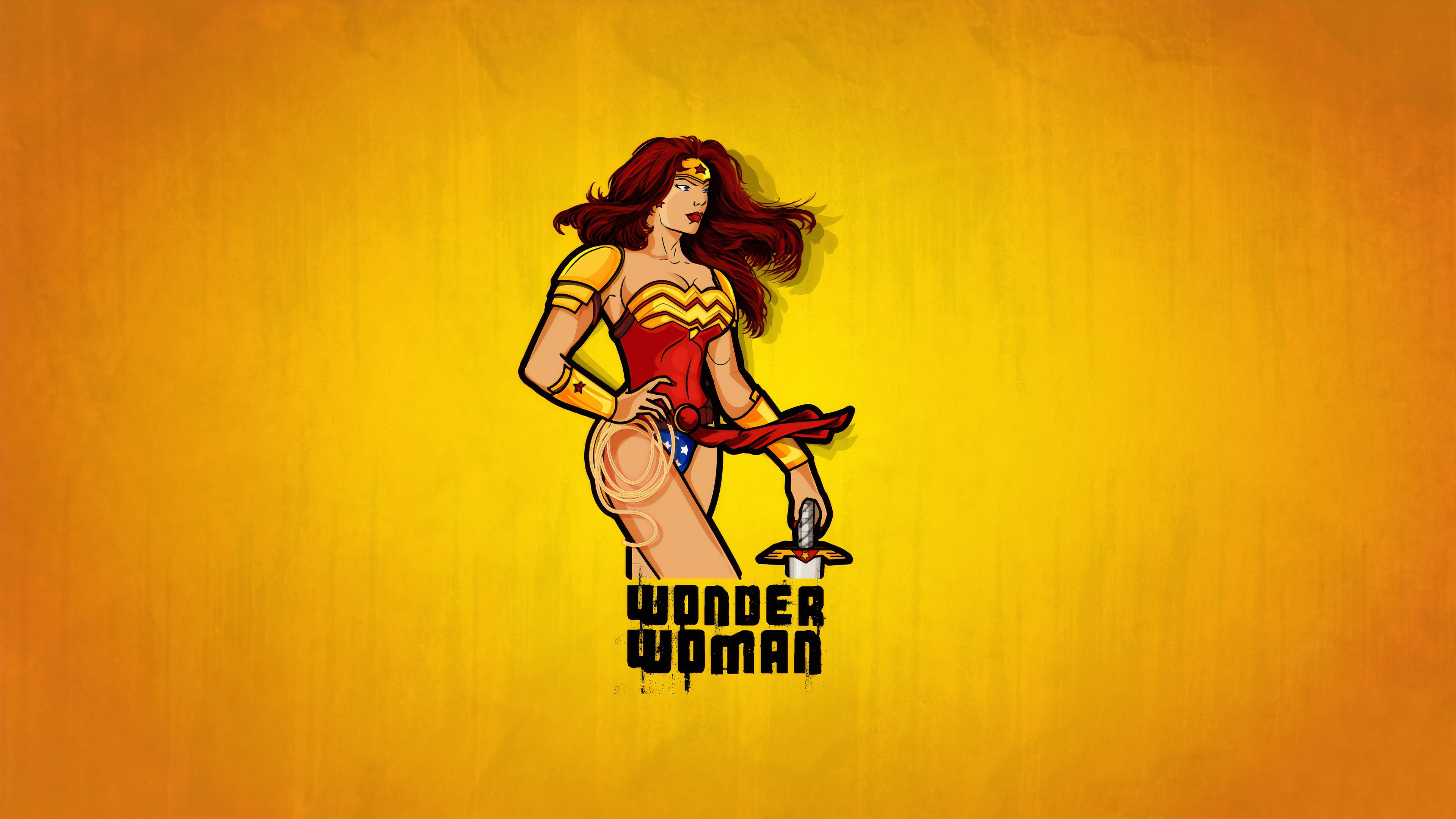 wonder woman, hd, 4k, superheroes, artist, artwork, behance, HD Wallpaper