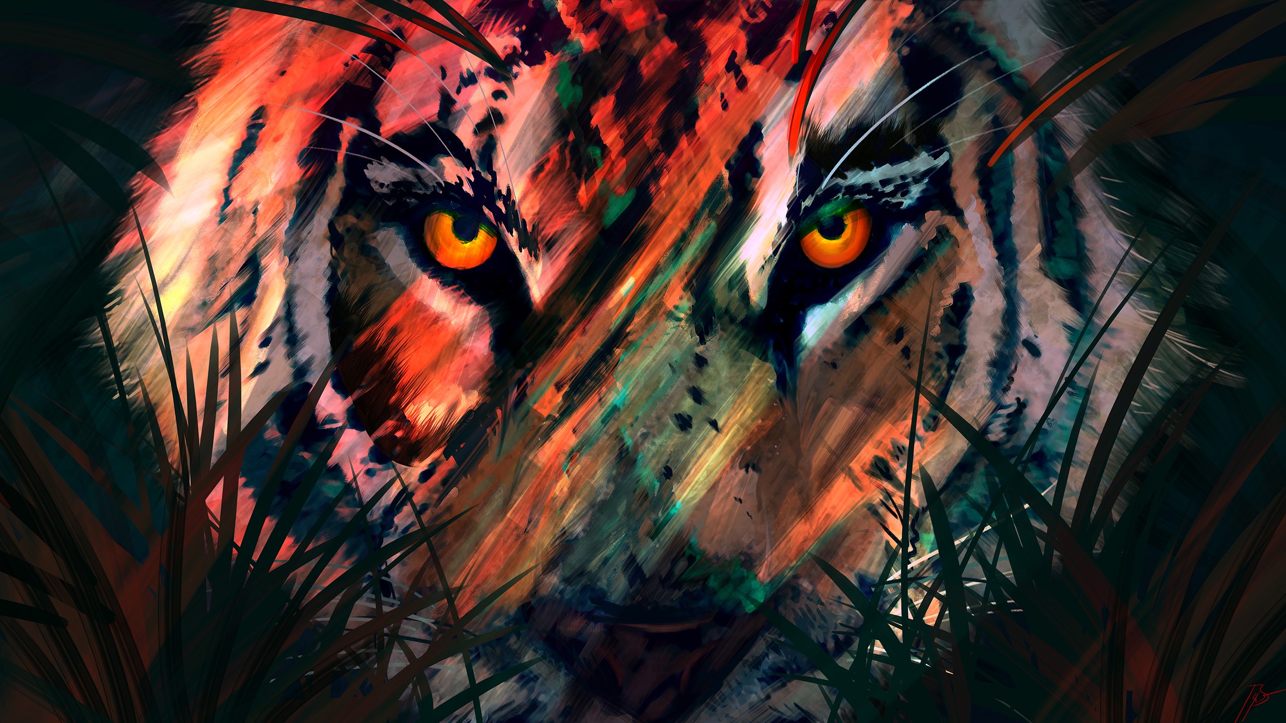 lion, animals, hd, artist, artwork, digital art, deviantart, HD Wallpaper