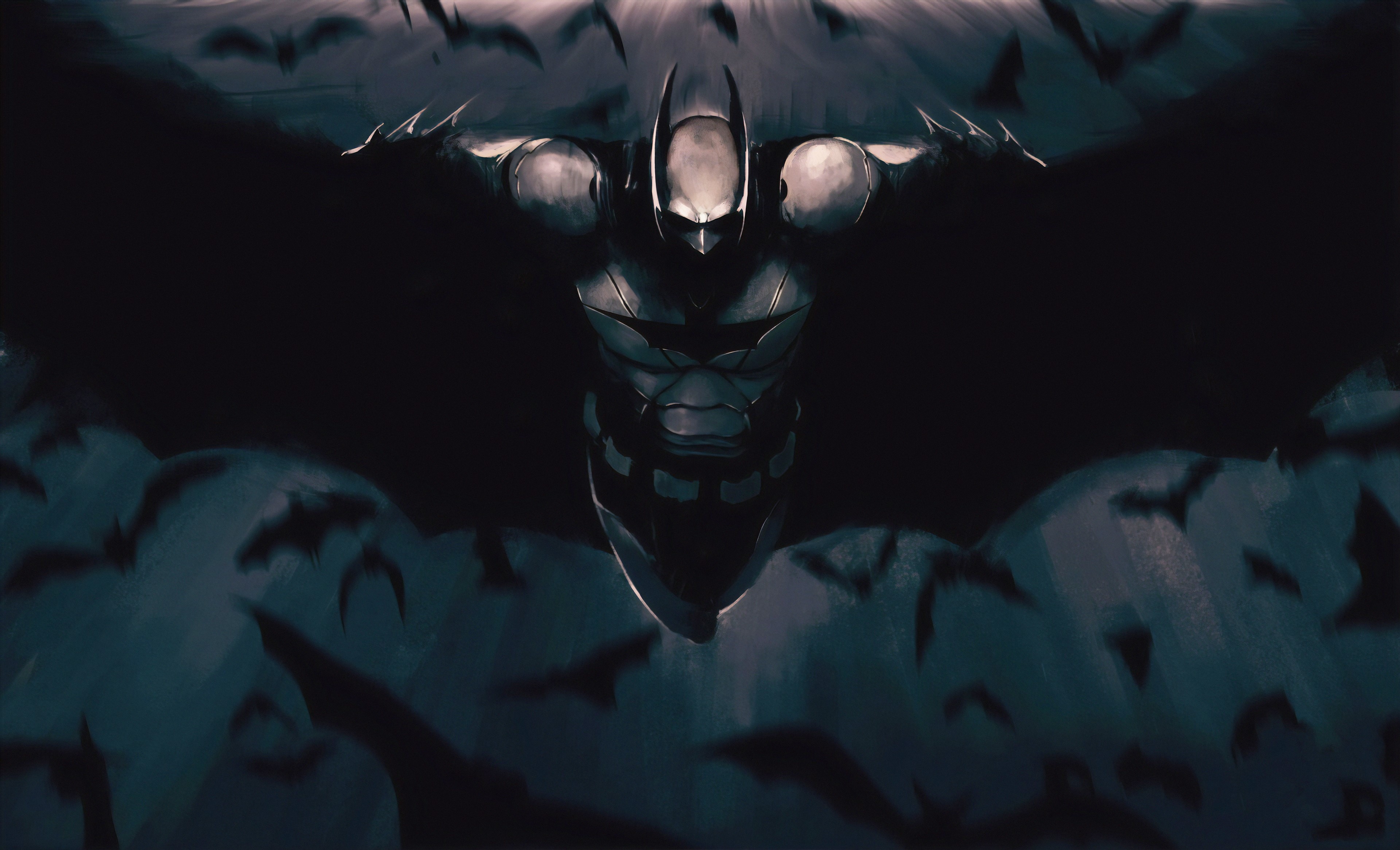 batman, hd, 4k, superheroes, digital art, artwork, artstation, HD Wallpaper