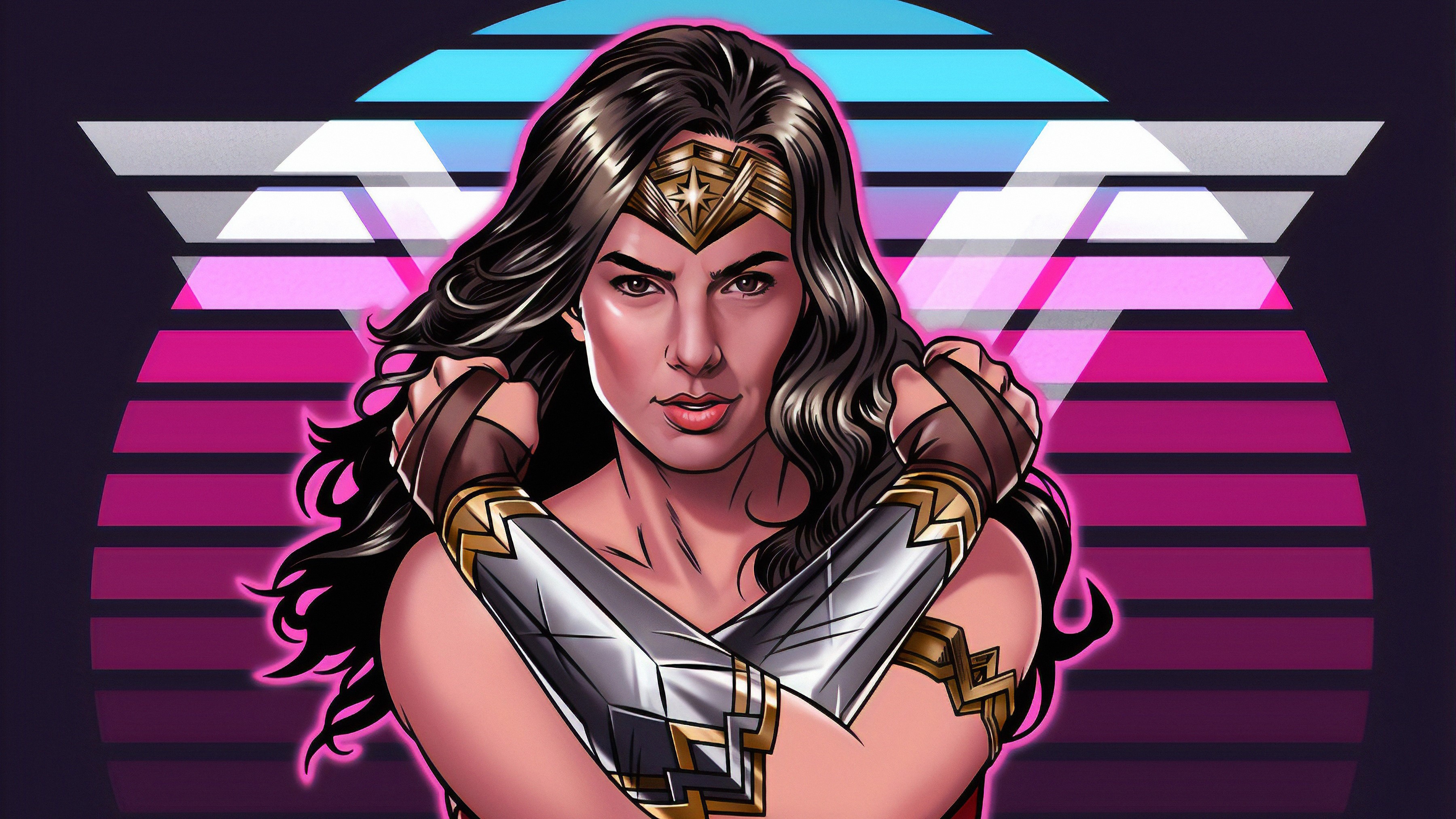 wonder woman 1984, wonder woman, hd, 4k, superheroes, artwork, deviantart, HD Wallpaper