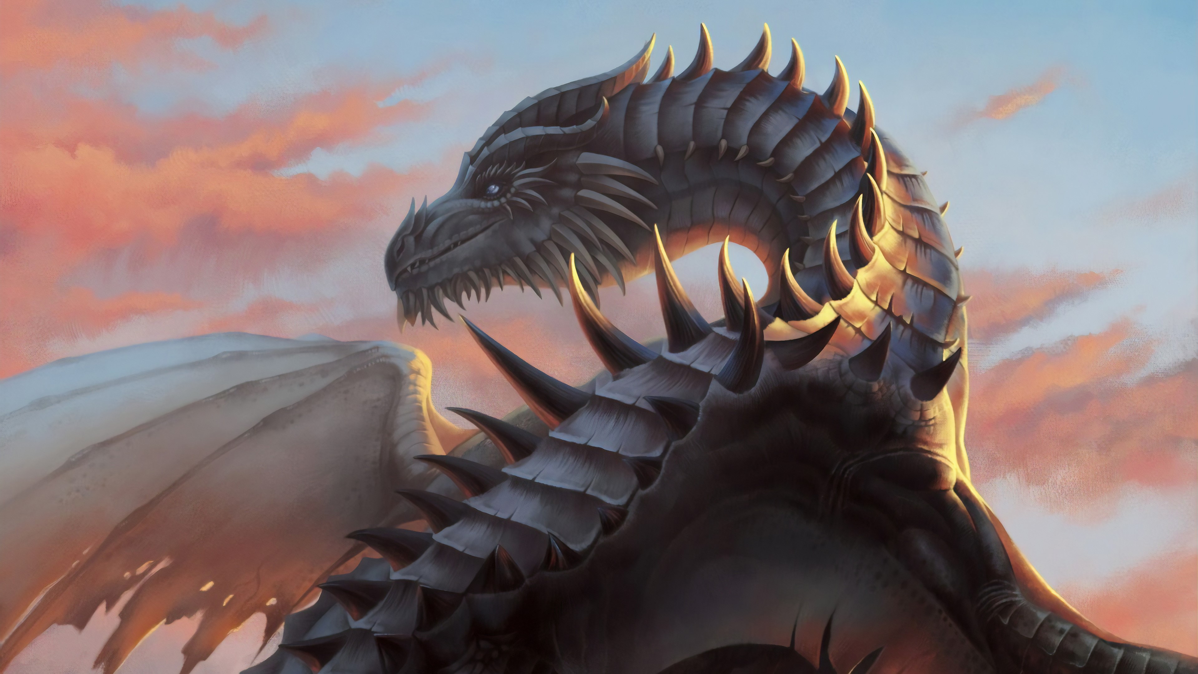 dragon, artist, artwork, digital art, hd, 4k, deviantart, HD Wallpaper