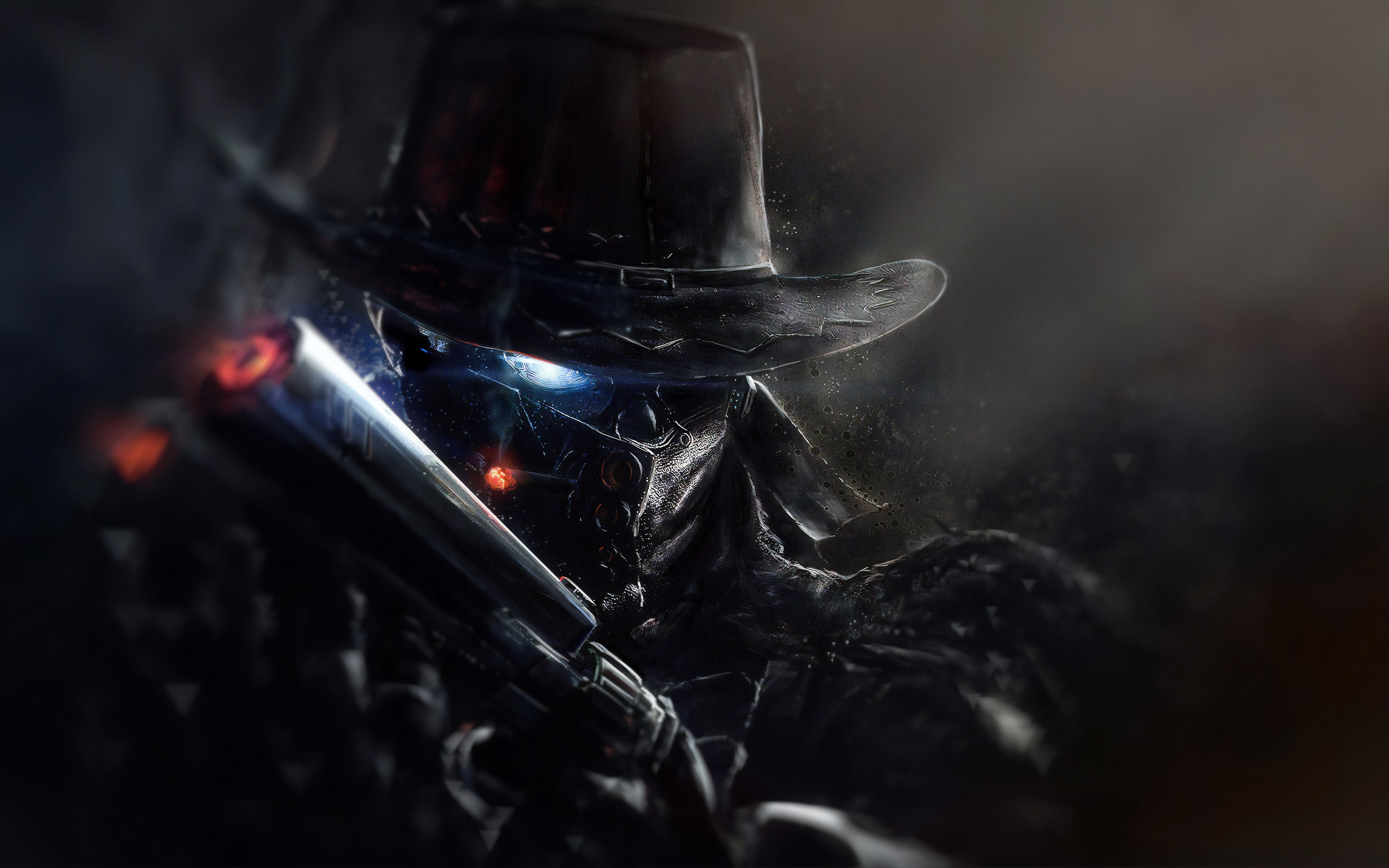 skull, artist, artwork, digital art, hd, 4k, HD Wallpaper