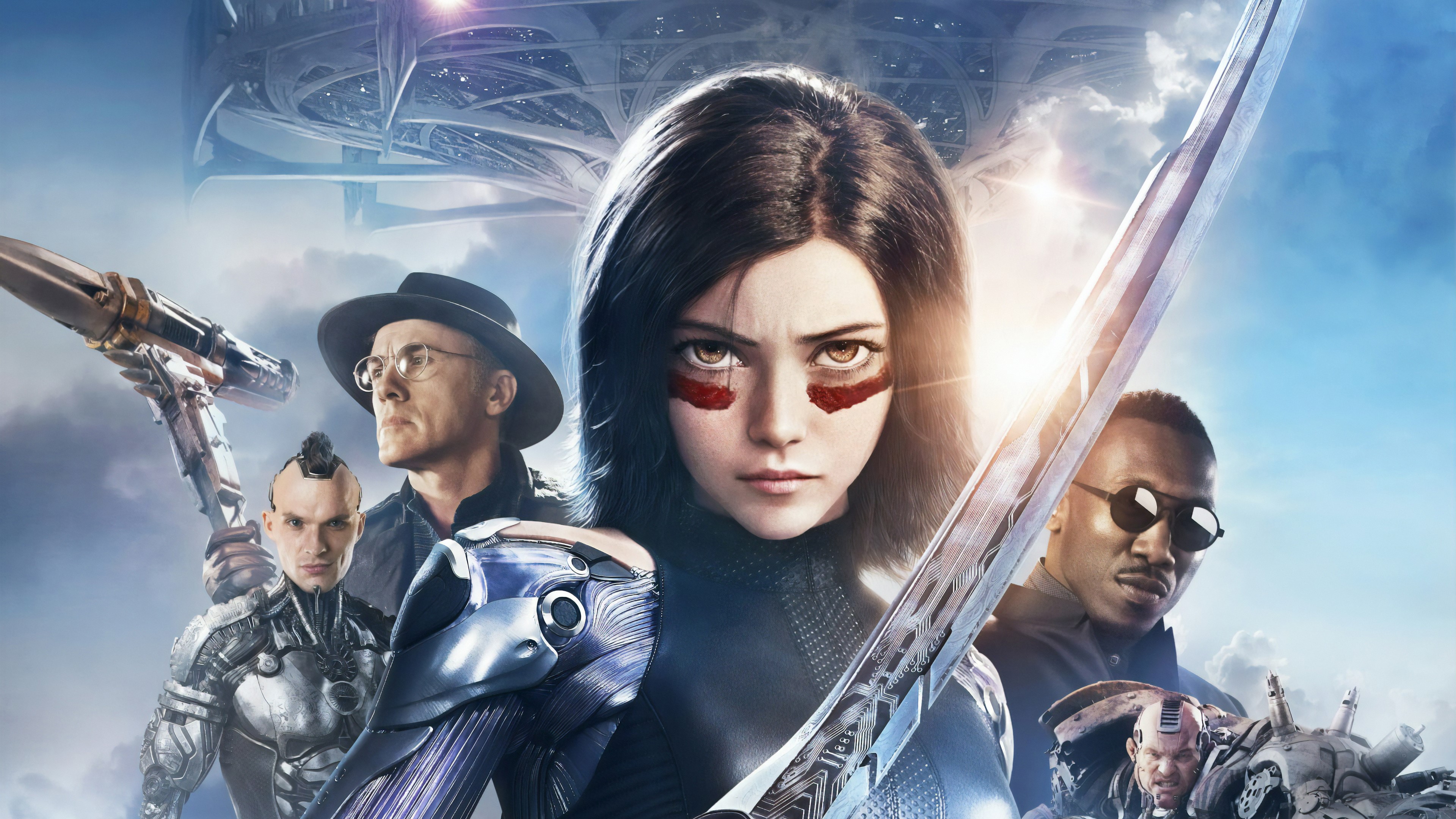 alita battle angel, 4k, 2019 movies, movies, hd, HD Wallpaper