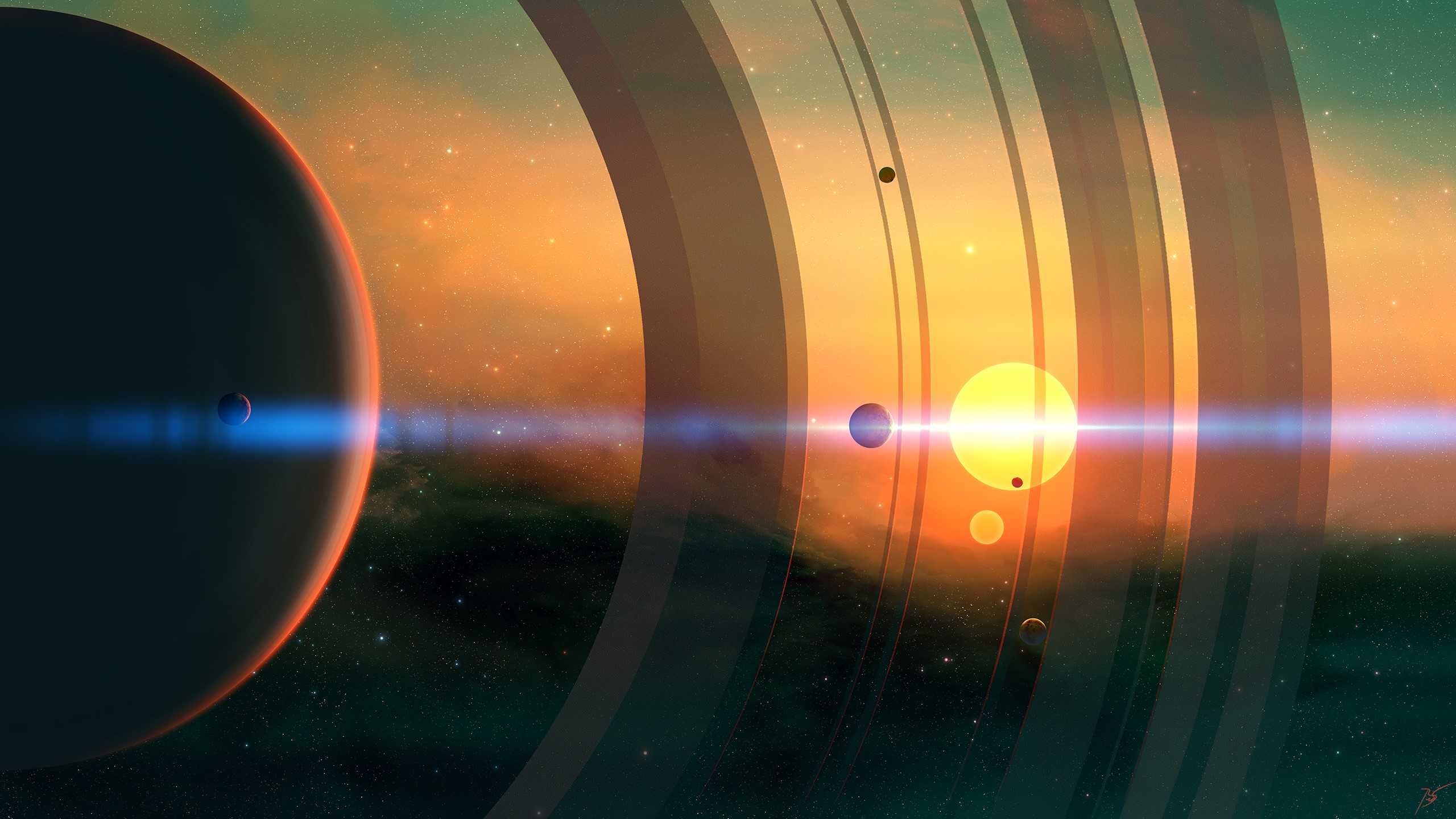 planet, artist, artwork, digital art, hd, deviantart, HD Wallpaper
