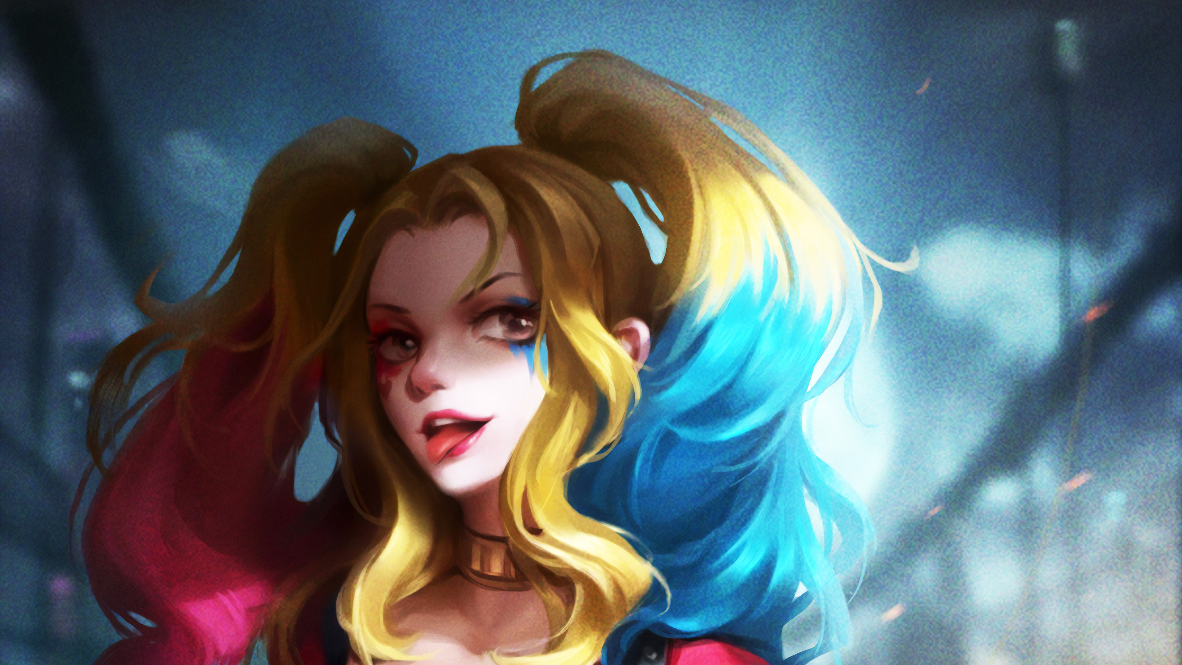 harley quinn, supervillain, hd, artist, artwork, digital art, artstation, HD Wallpaper