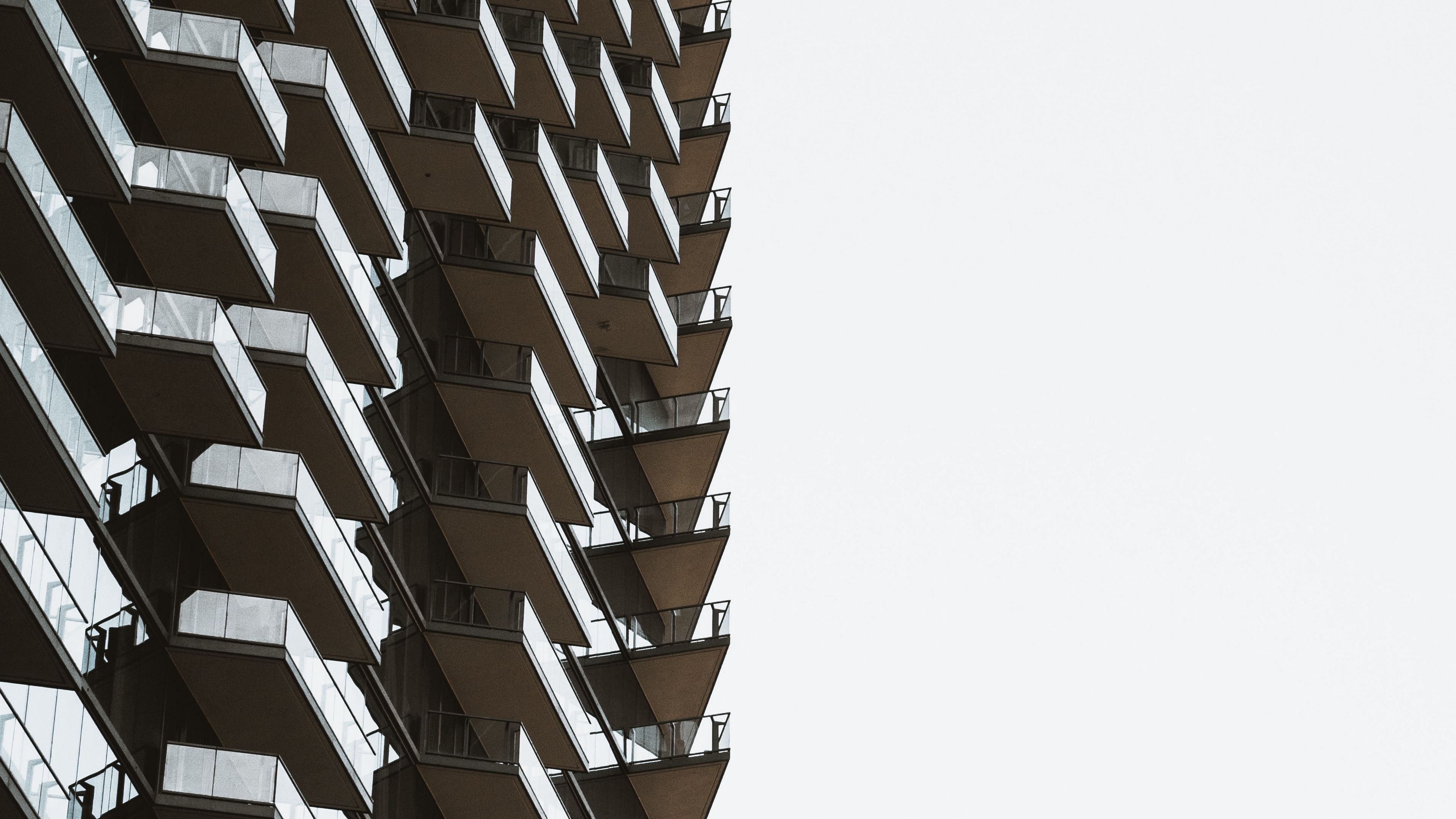 building, minimalism, architecture, high-rise, 4k, HD Wallpaper