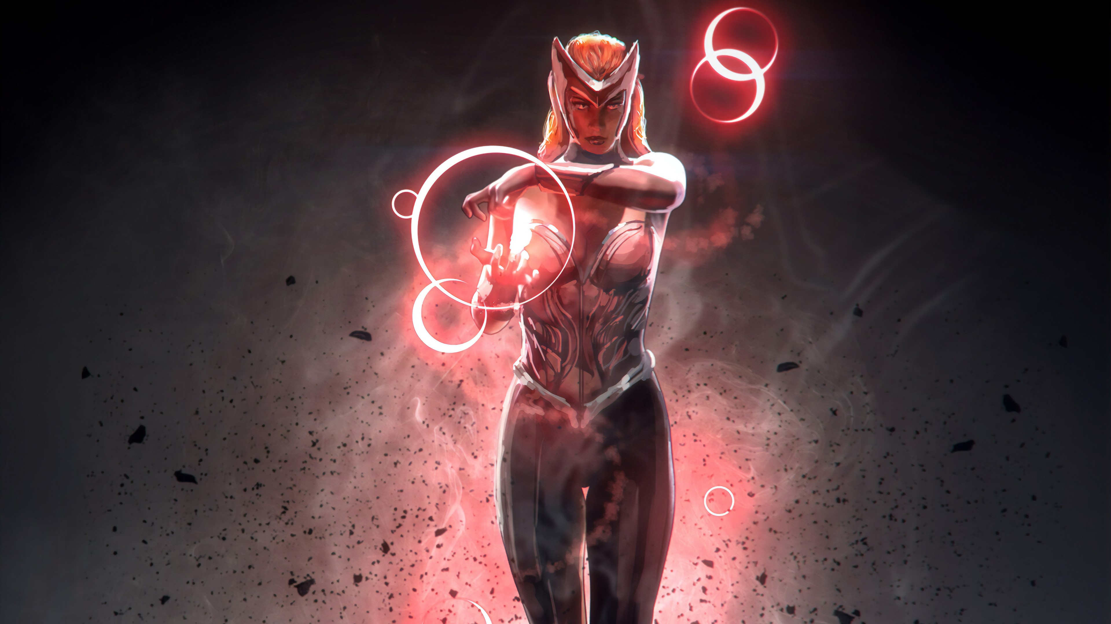 scarlet witch, superheroes, marvel, hd, artstation, 4k, HD Wallpaper