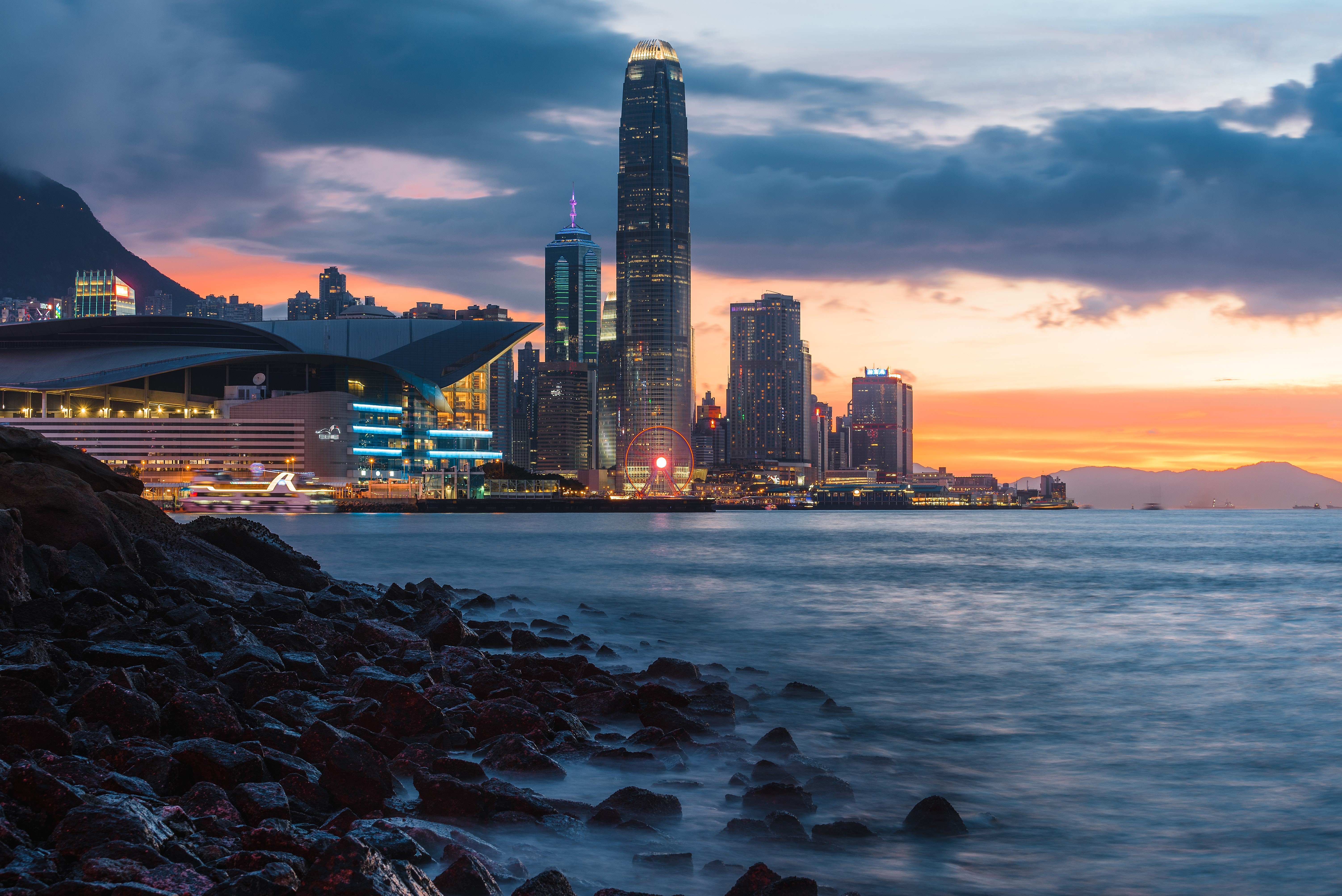 skyline, nature, hd, 4k, 5k, buildings, HD Wallpaper