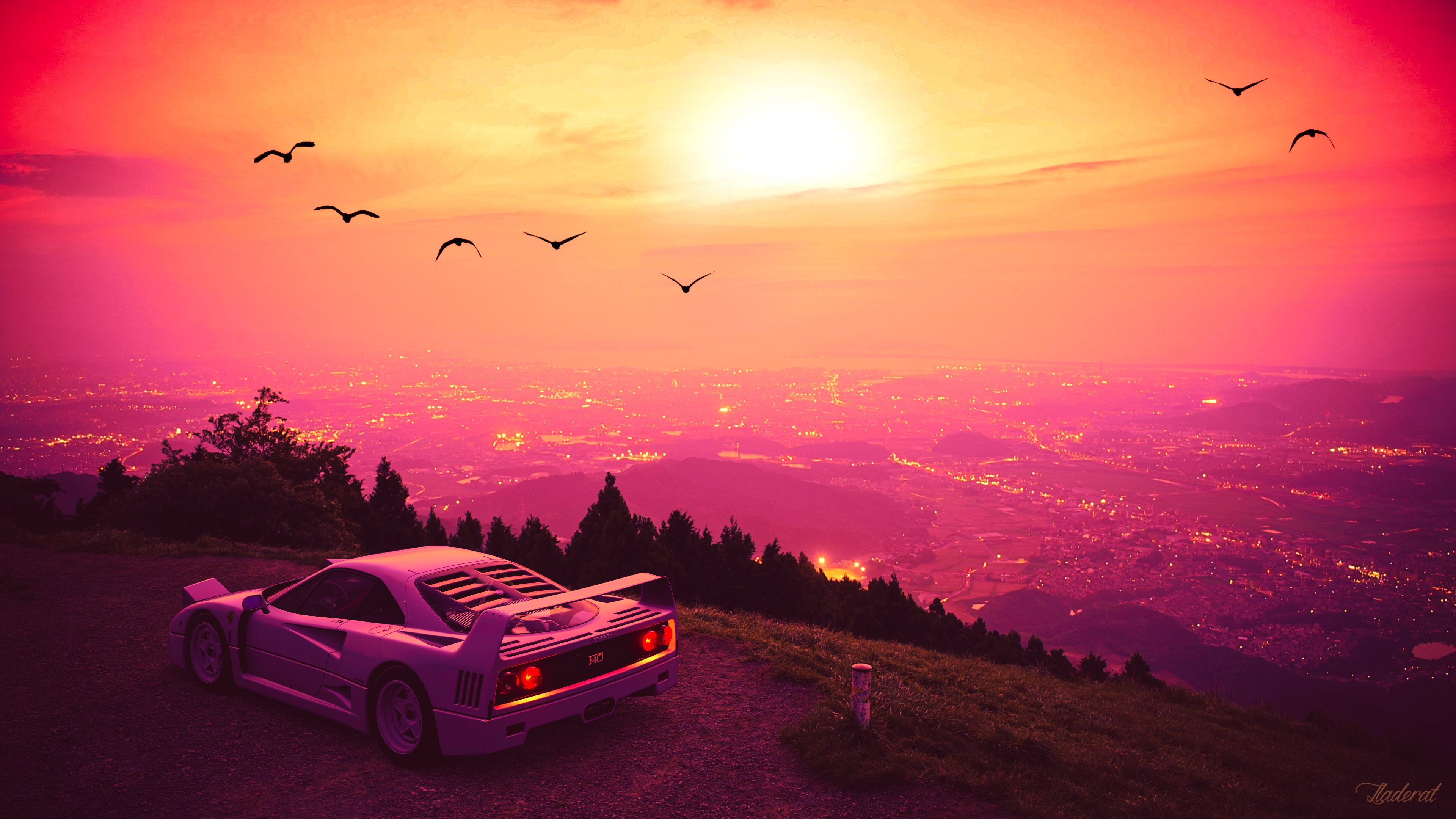 ferrari f40, gran turismo sport, games, hd, 4k, HD Wallpaper