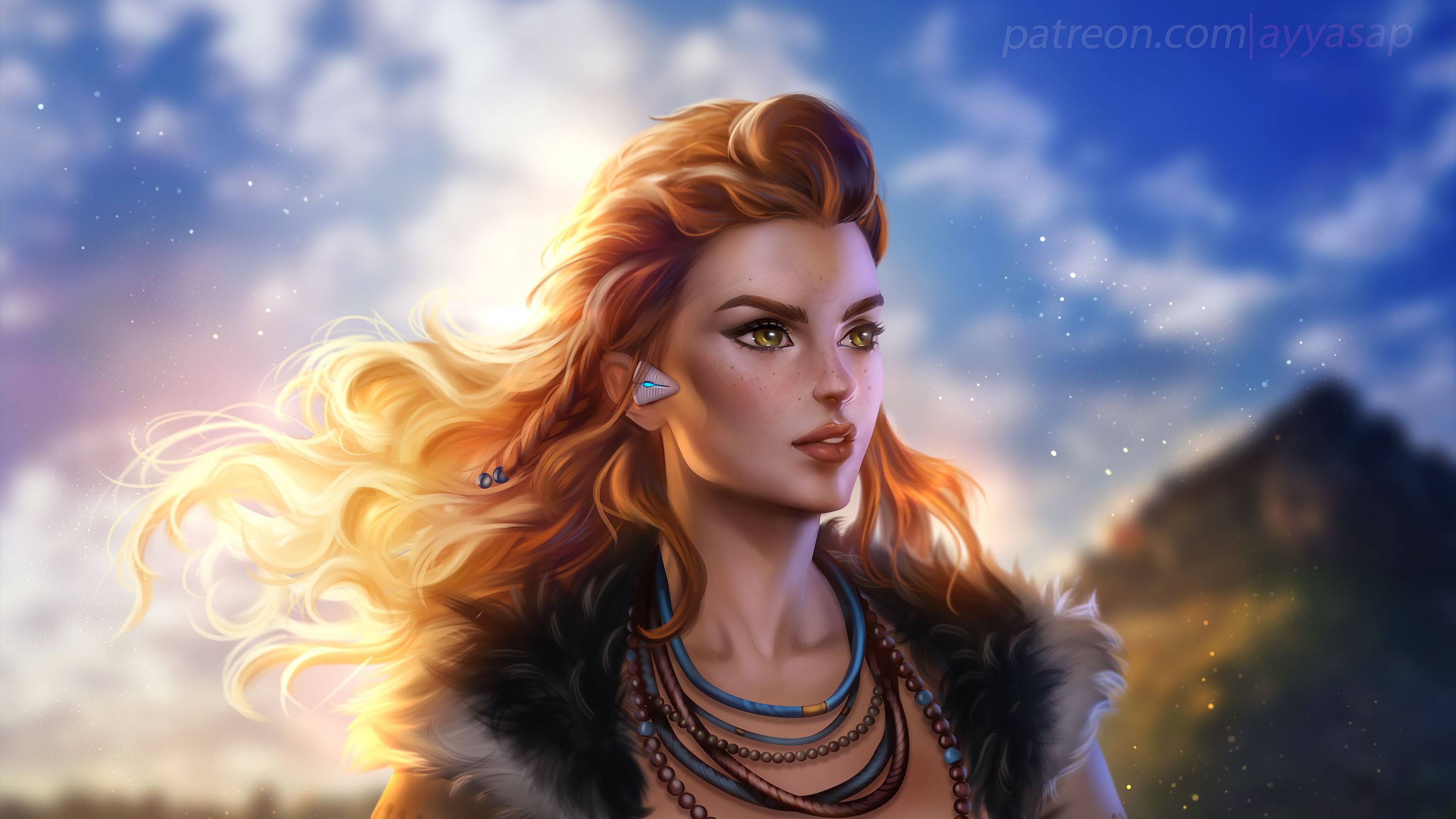 aloy, horizon zero dawn, games, pc games, xbox games, ps games, hd, deviantart, HD Wallpaper