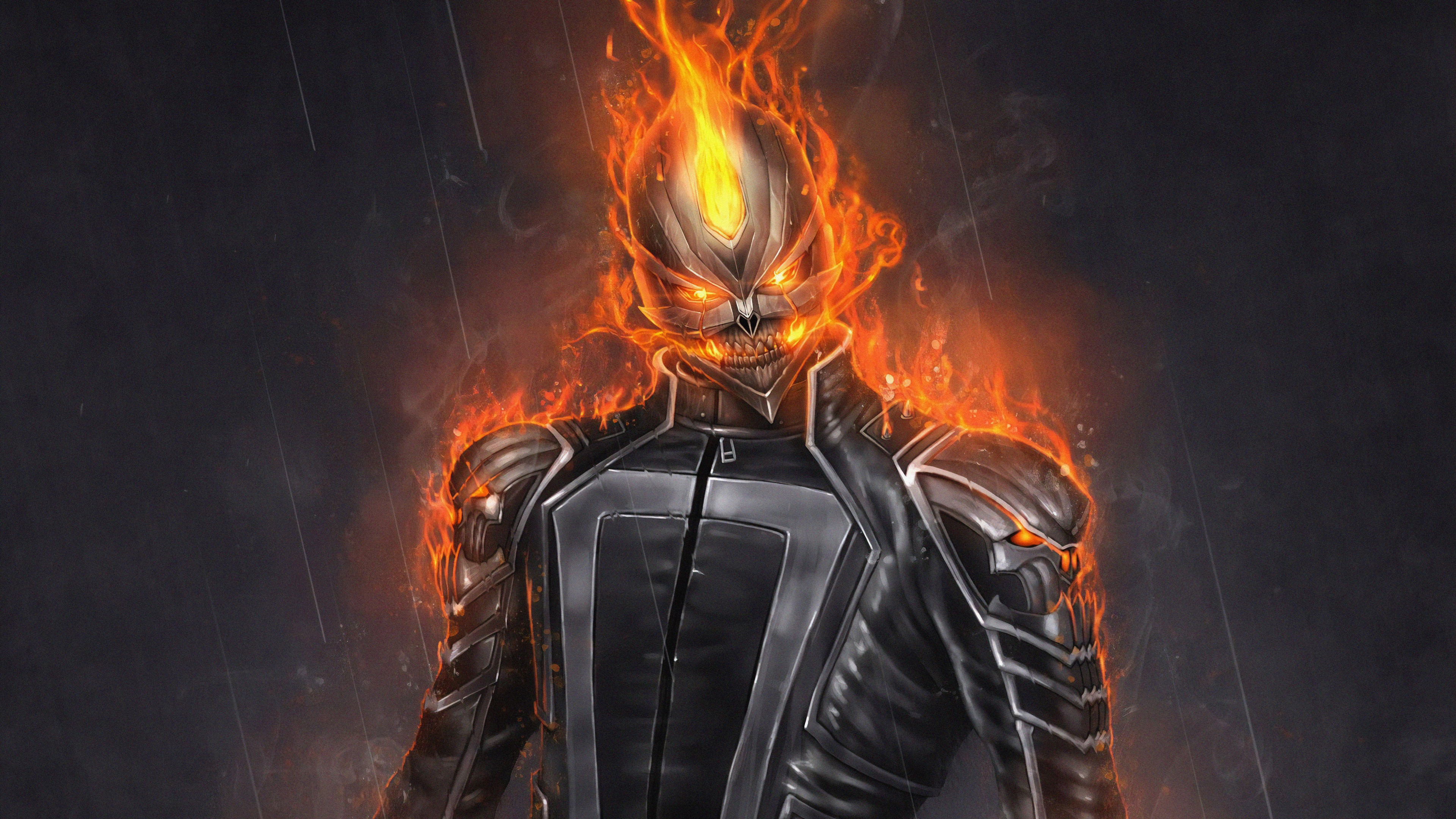 ghost rider, hd, 4k, artist, artwork, superheroes, HD Wallpaper