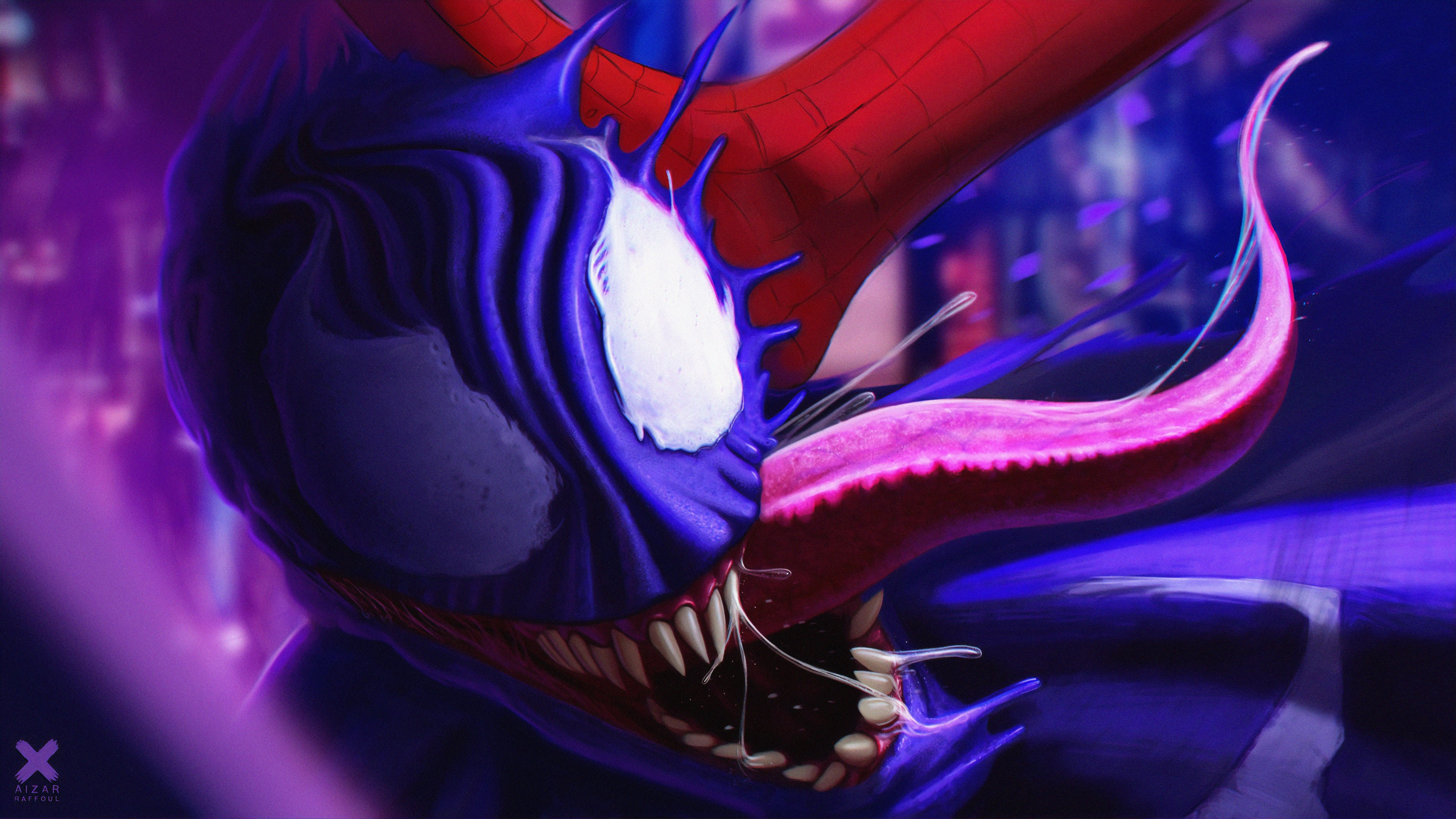 venom, hd, 4k, superheroes, artstation, digital art, artwork, HD Wallpaper