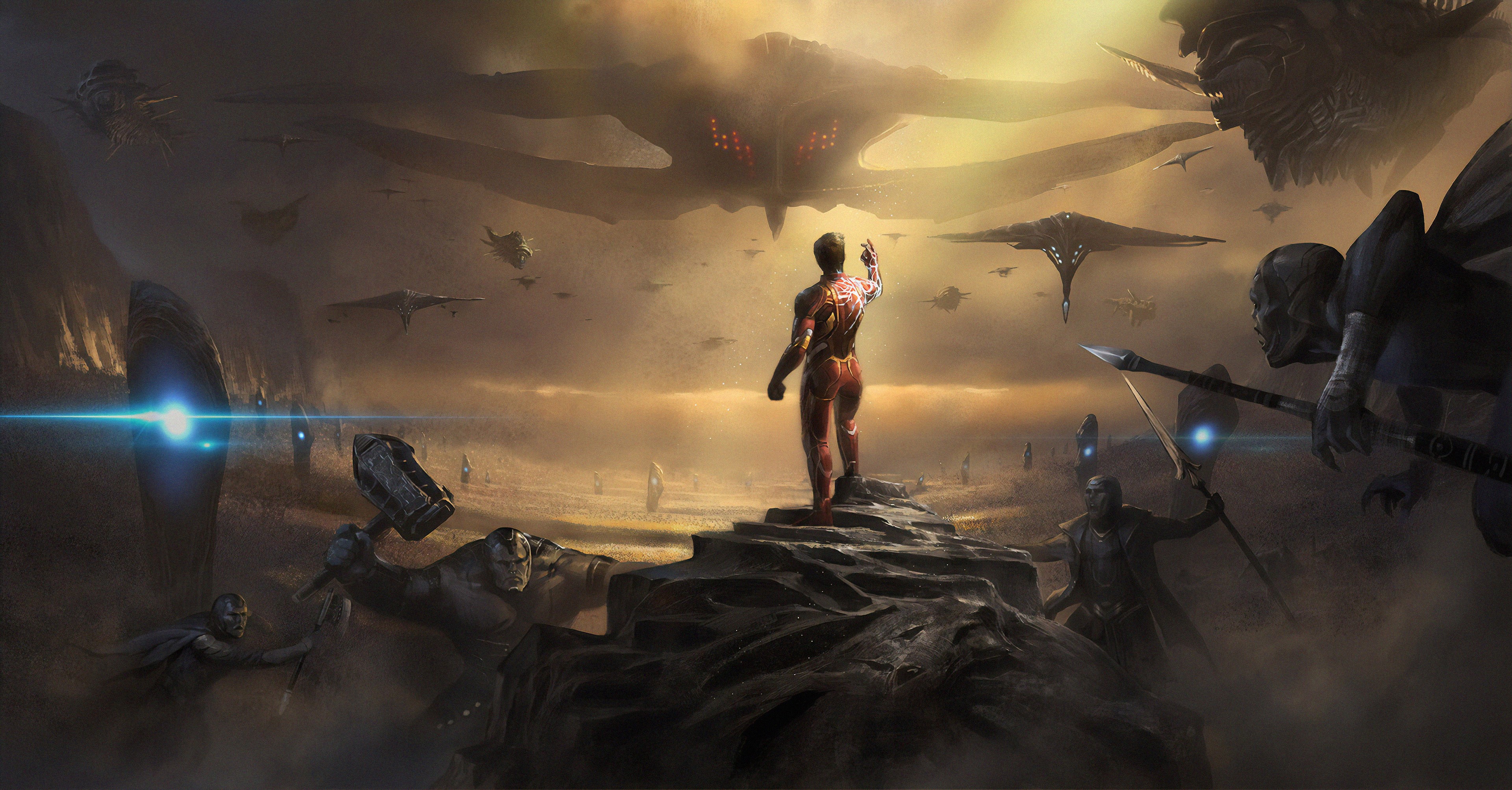iron man, superheroes, hd, 4k, artstation, HD Wallpaper