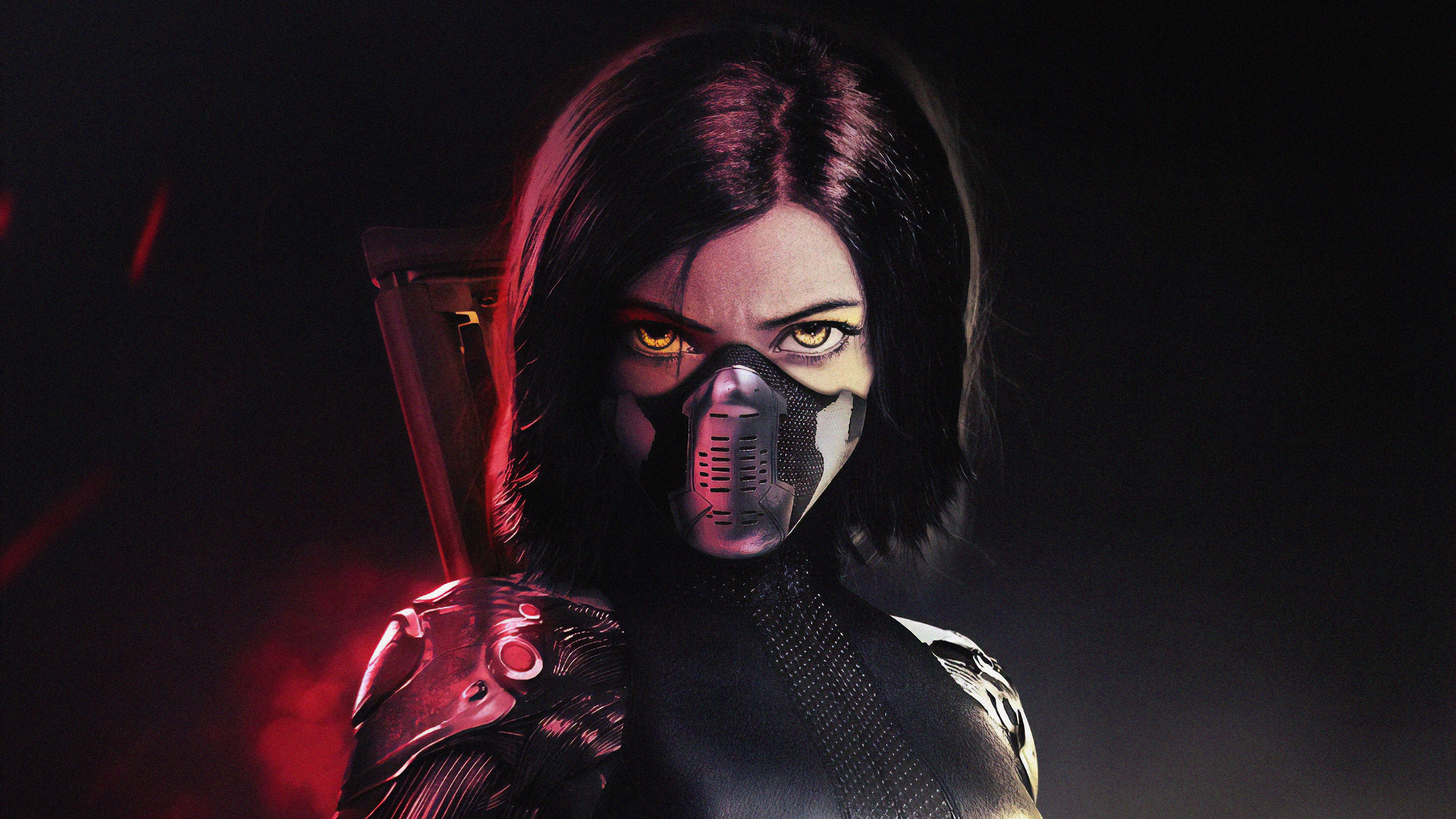 alita battle angel, 4k, 2019 movies, movies, hd, artwork, HD Wallpaper