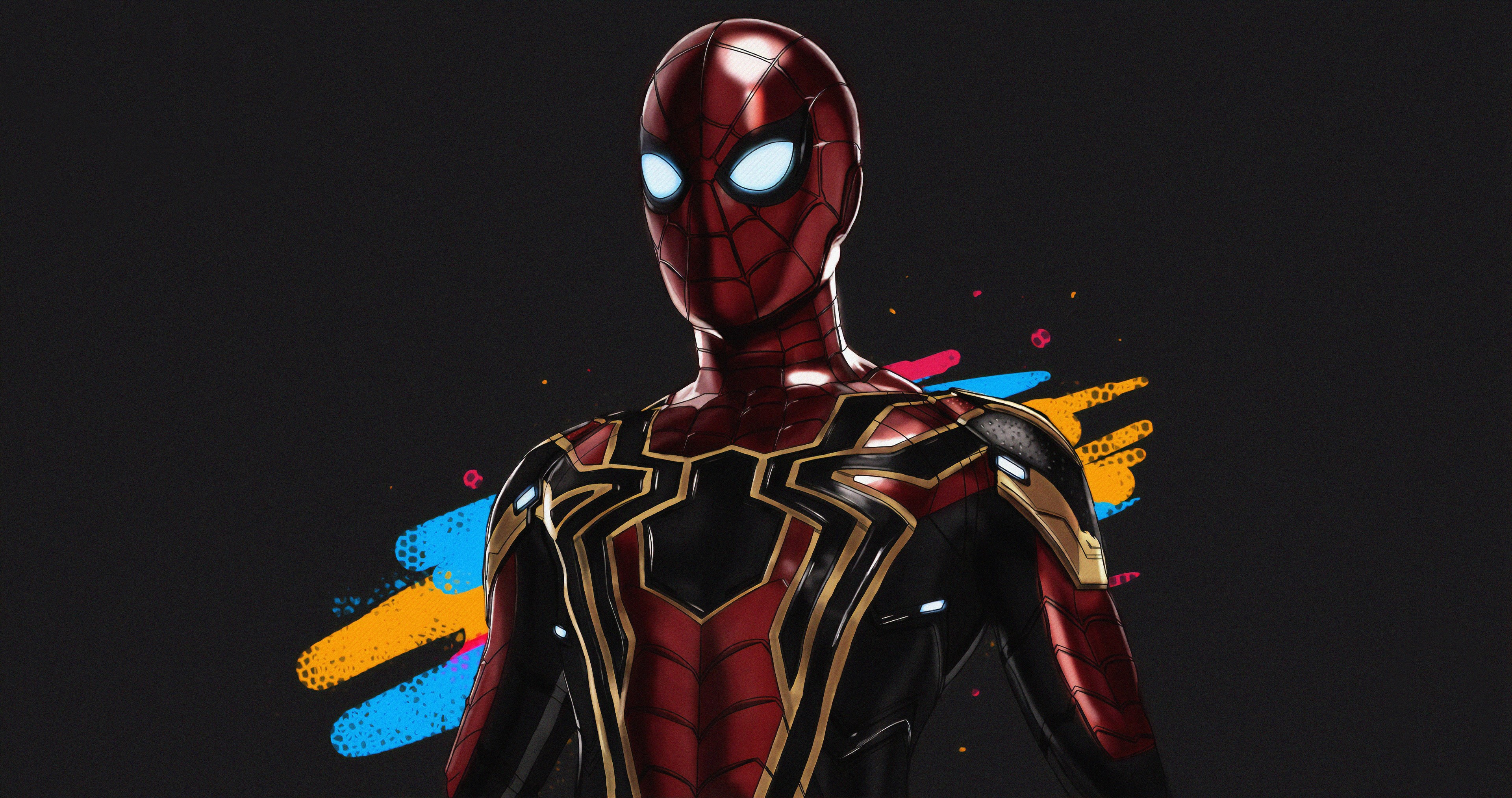 spiderman, hd, 4k, superheroes, artwork, digital art, art, HD Wallpaper