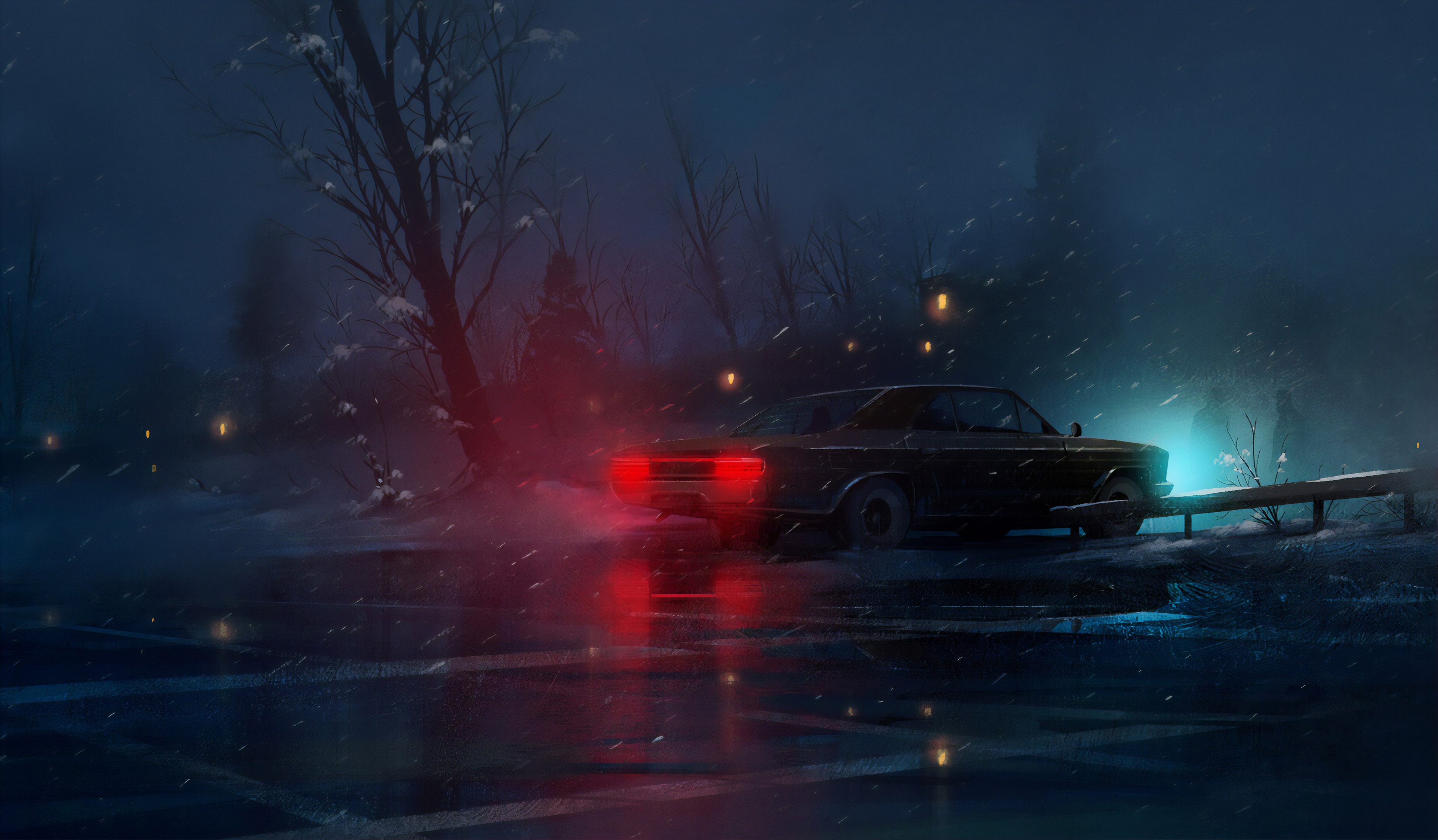 cars, artist, artwork, digital art, hd, 4k, artstation, HD Wallpaper