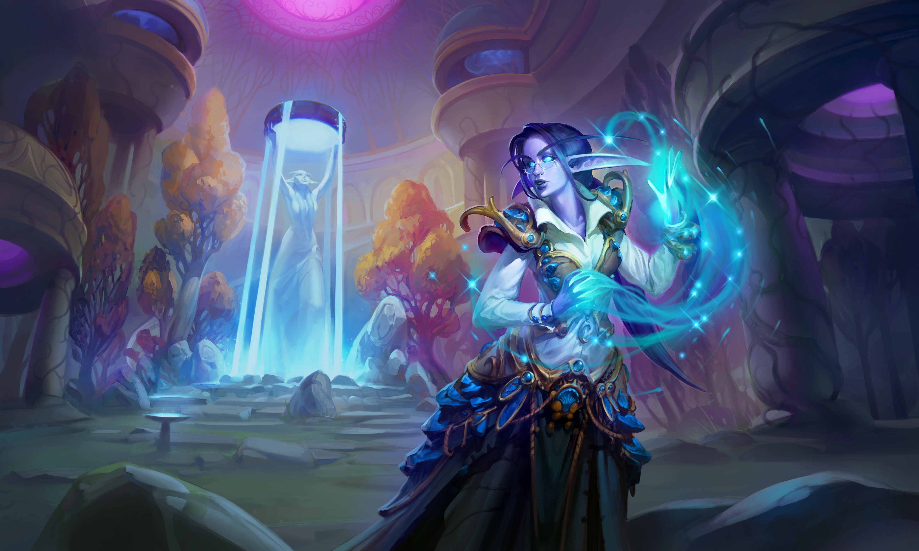 hearthstone retter von uldum, 2019 games, games, hd, 4k, HD Wallpaper
