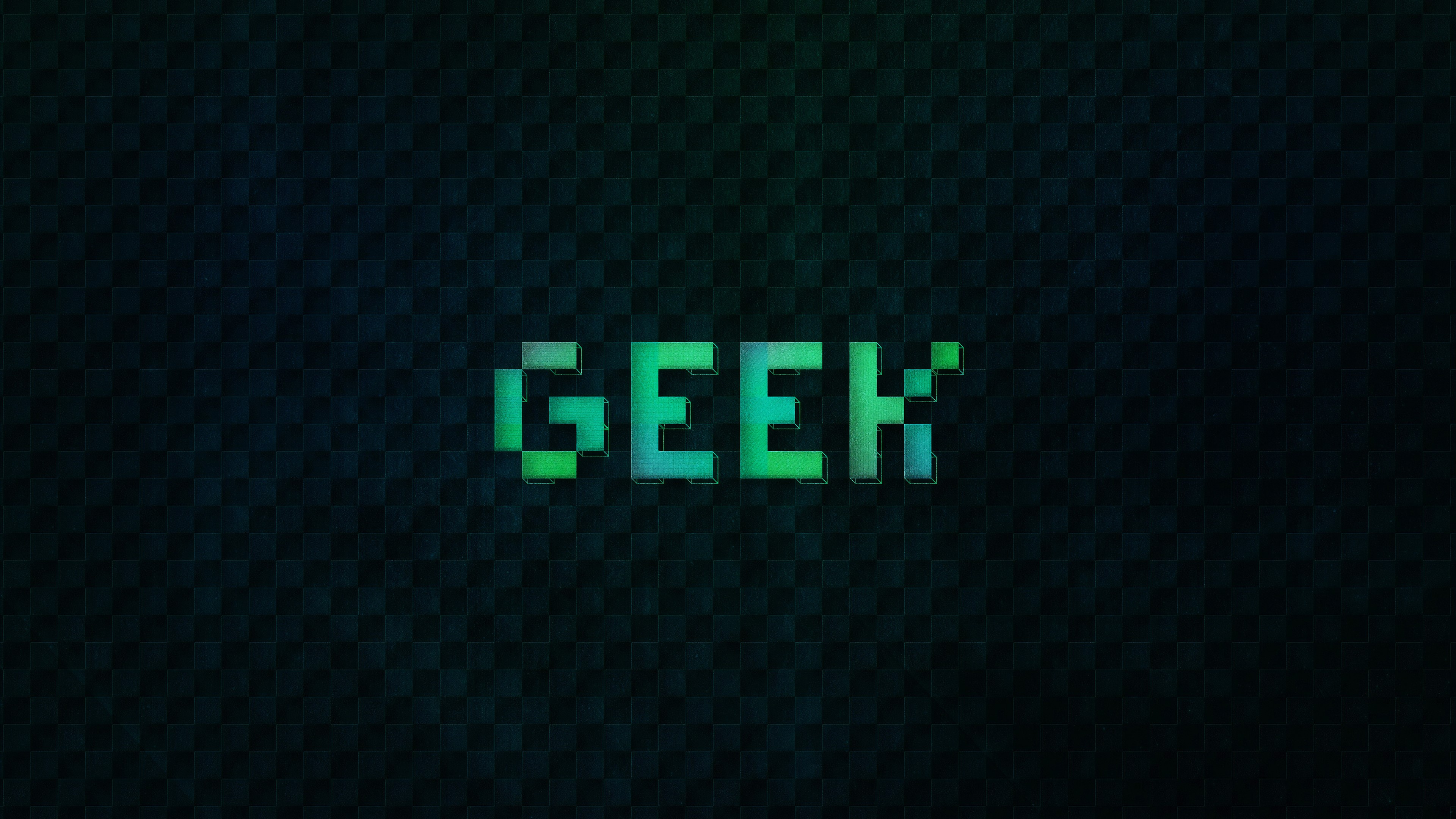 geek, typography, hd, 4k, HD Wallpaper