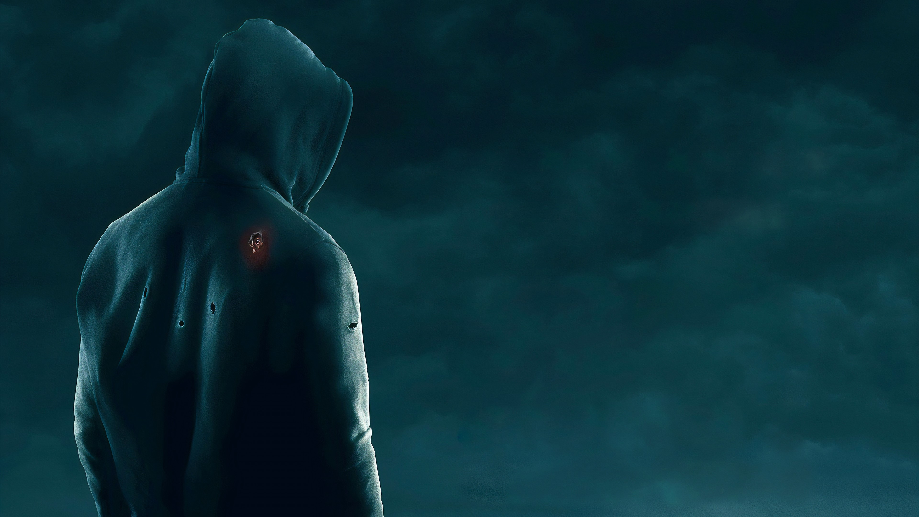hoodie, artist, artwork, digital art, hd, 4k, HD Wallpaper