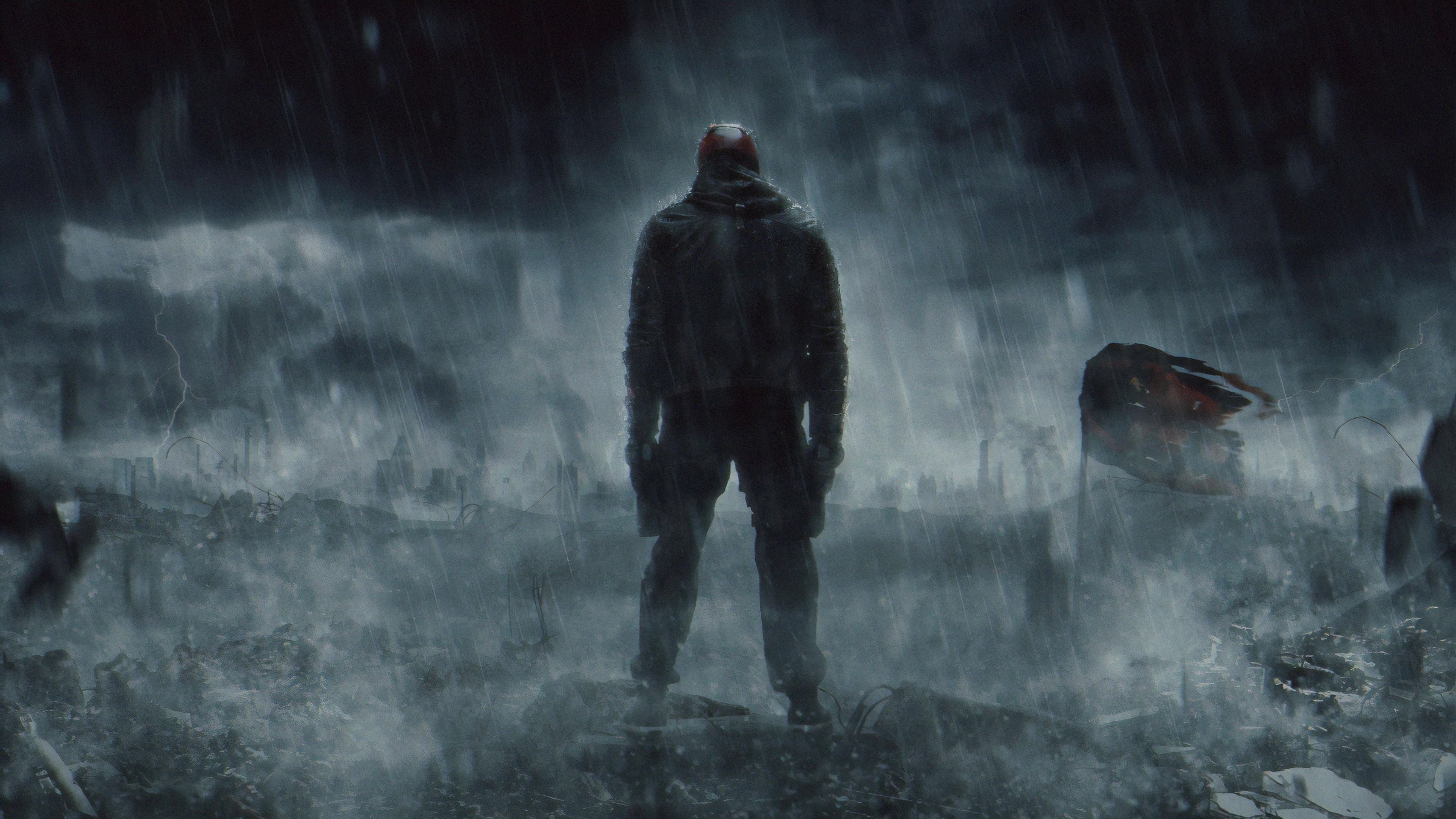 red hood, superheroes, hd, 4k, HD Wallpaper