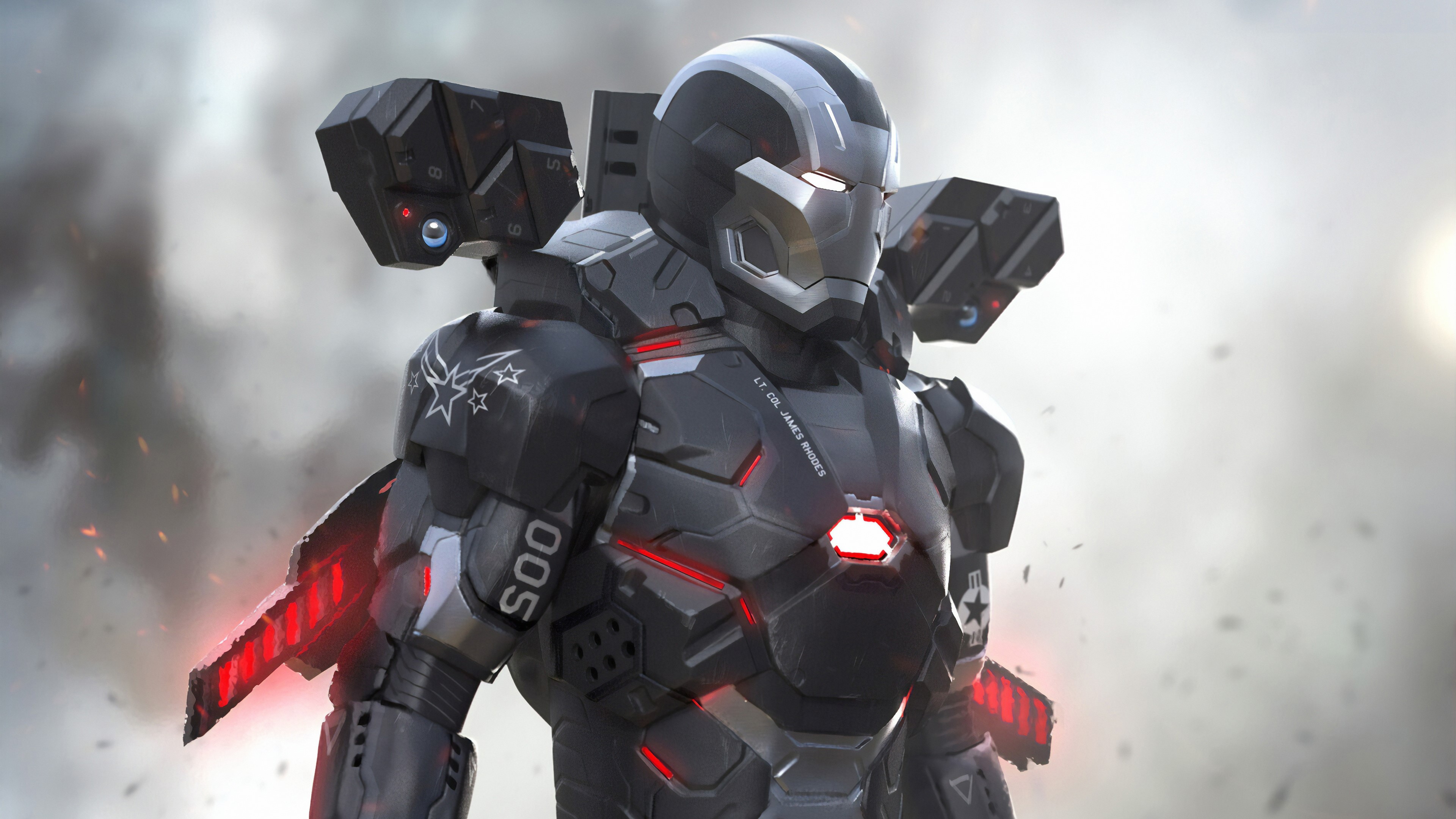 war machine, hd, 4k, superheroes, artwork, artstation, HD Wallpaper
