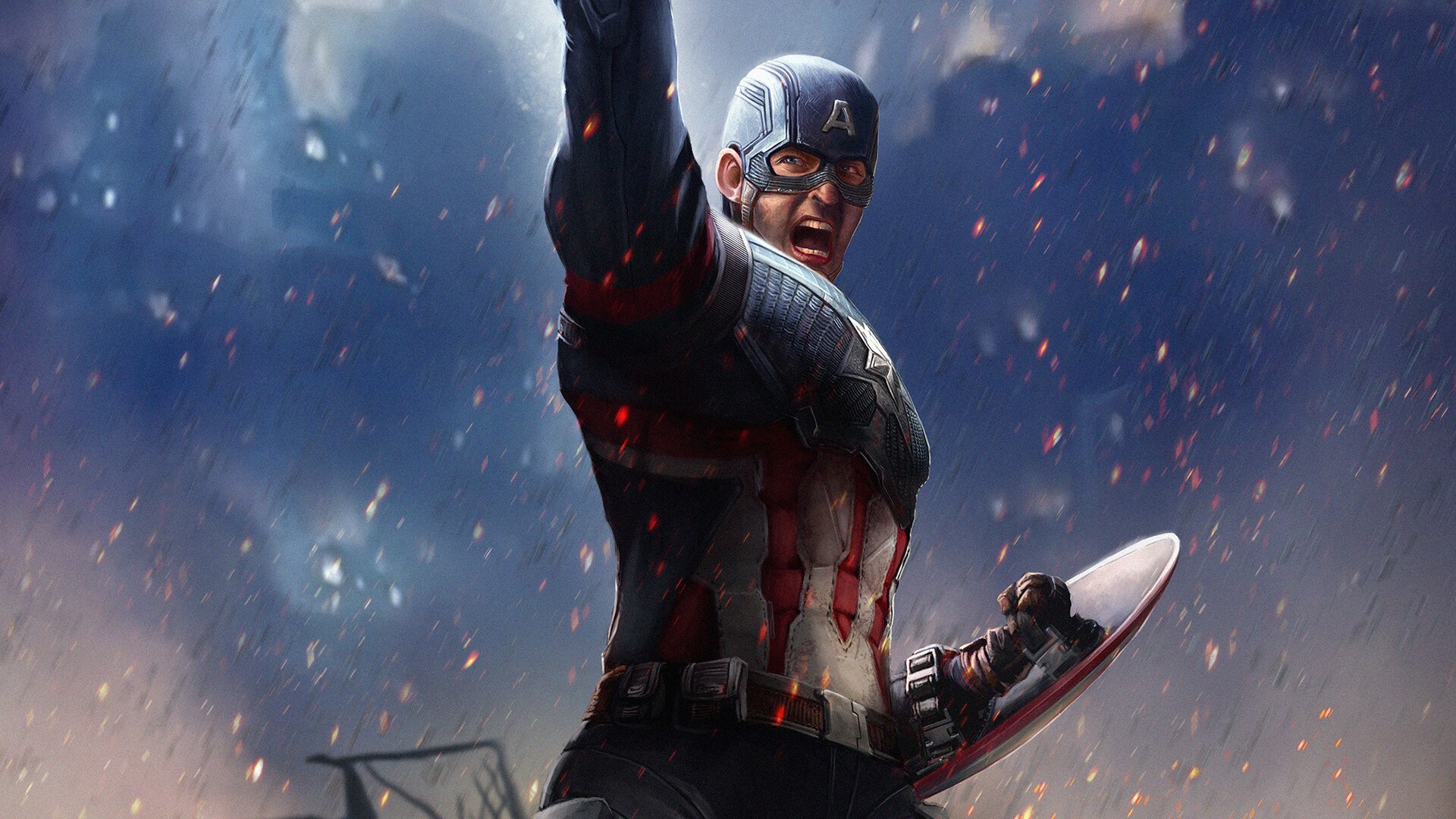 captain america, hd, superheroes, artwork, artstation, HD Wallpaper