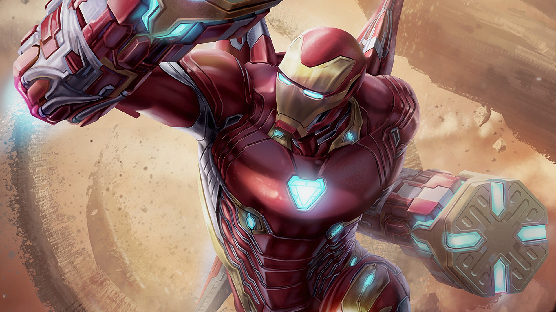 iron man, hd, superheroes, artwork, digital art, HD Wallpaper