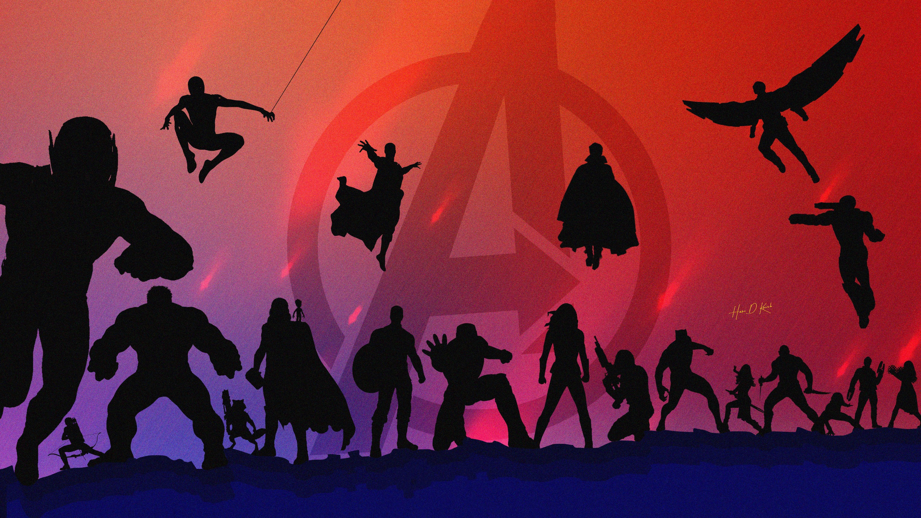 thor, hd, superheroes, artwork, avengers endgame, 4k, illustration, HD Wallpaper