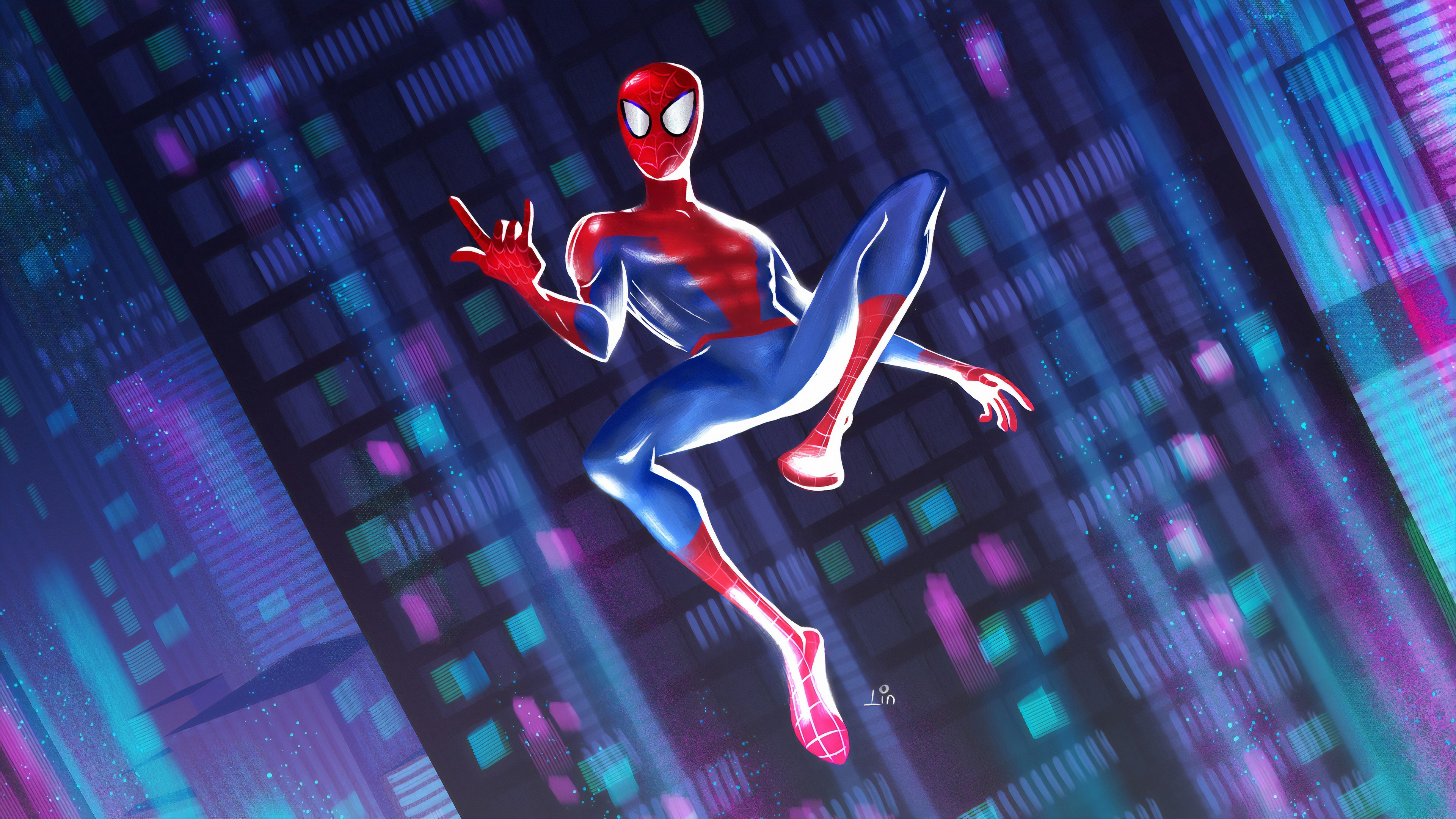 spiderman, hd, 4k, superheroes, artwork, artist, digital art, HD Wallpaper