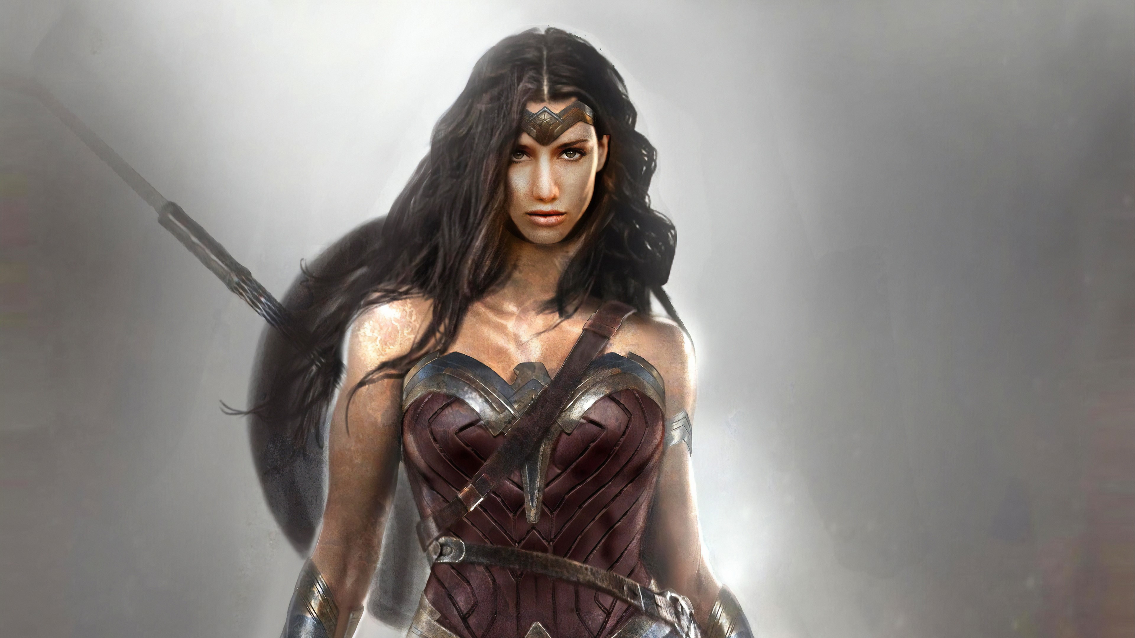 wonder woman, hd, 4k, superheroes, artwork, digital art, HD Wallpaper