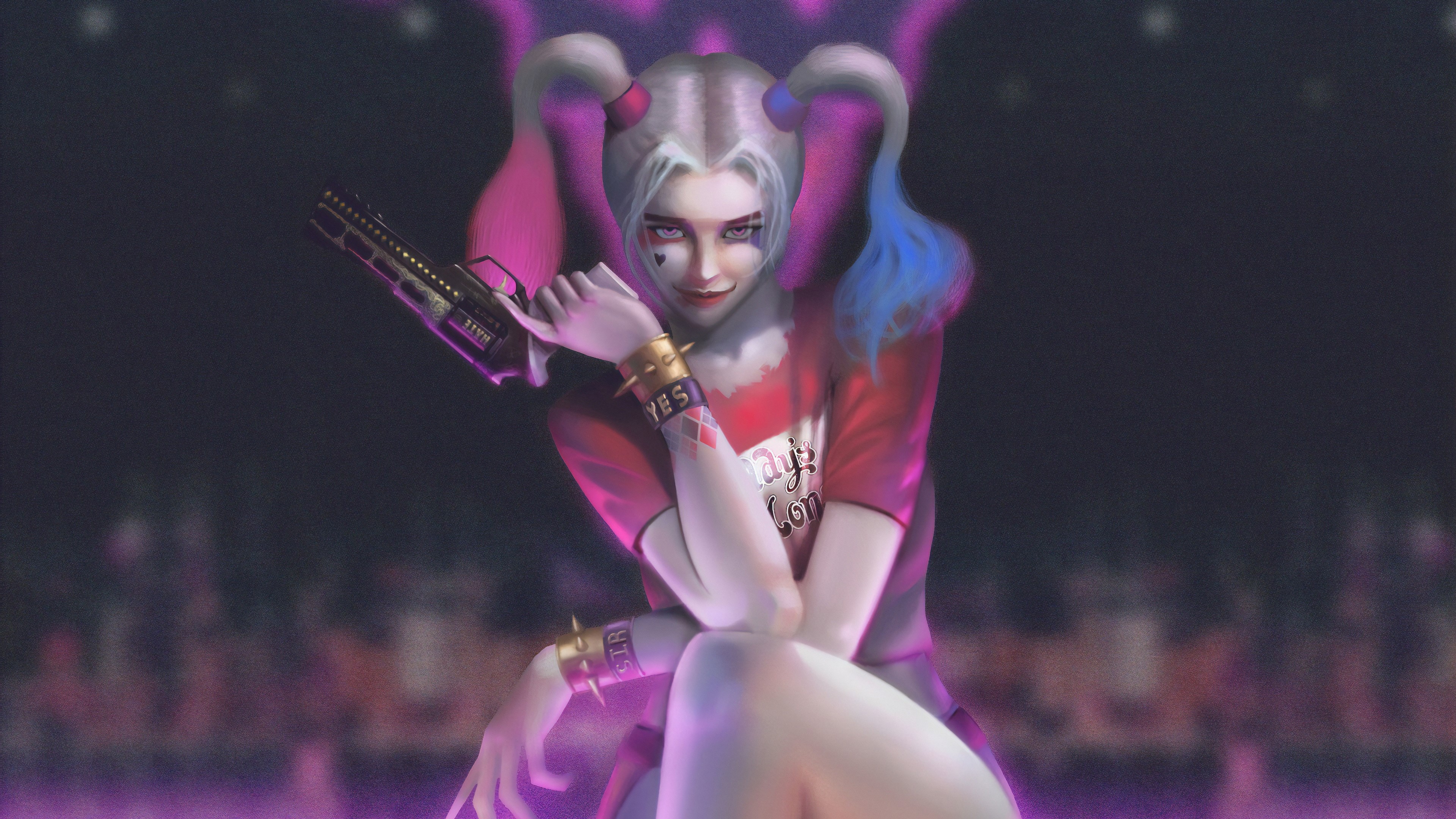 harley quinn, hd, superheroes, digital art, artwork, 4k, HD Wallpaper