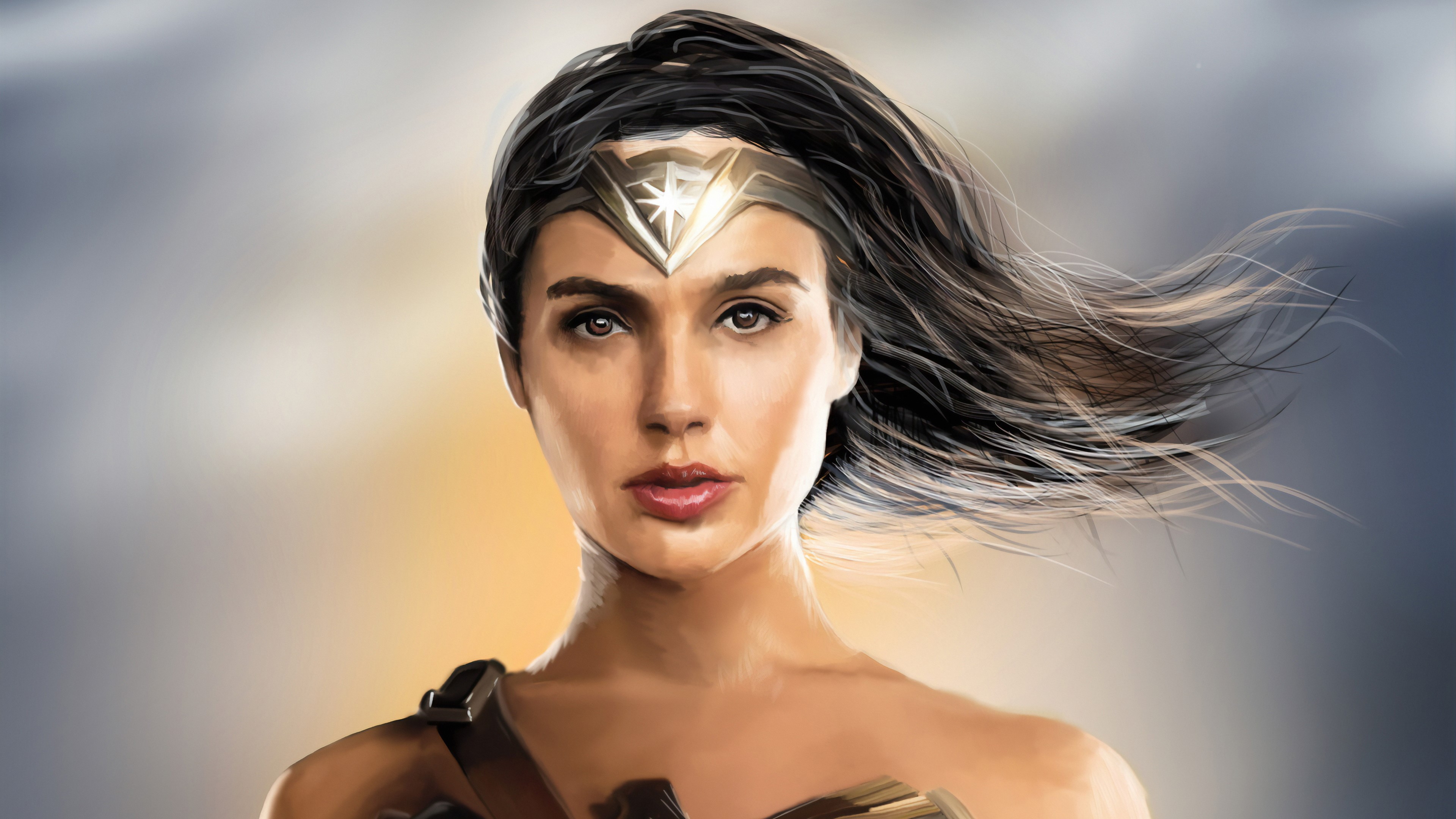 wonder woman, hd, 4k, superheroes, artwork, digital art, HD Wallpaper
