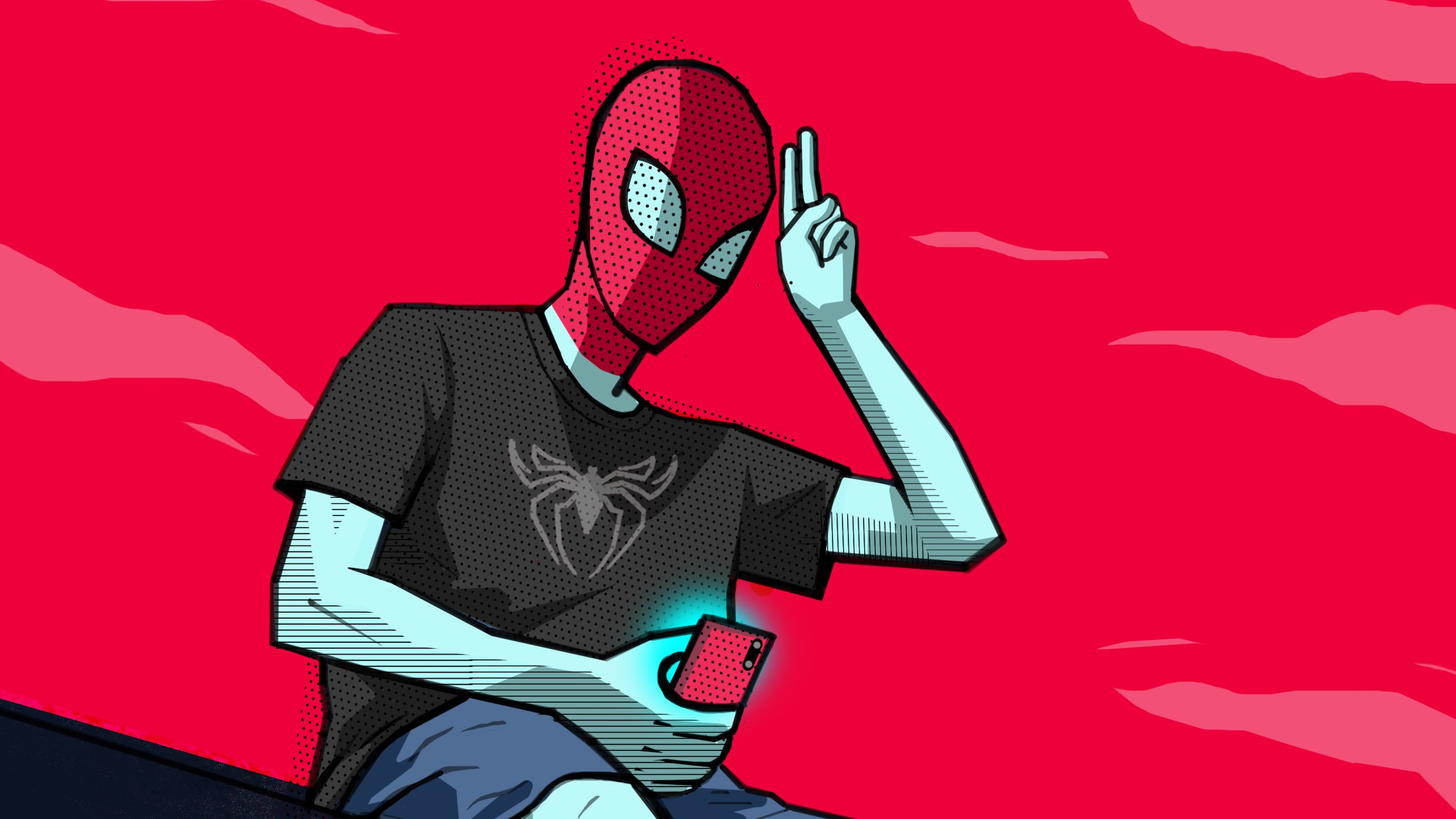 spiderman, hd, superheroes, artwork, digital art, behance, HD Wallpaper