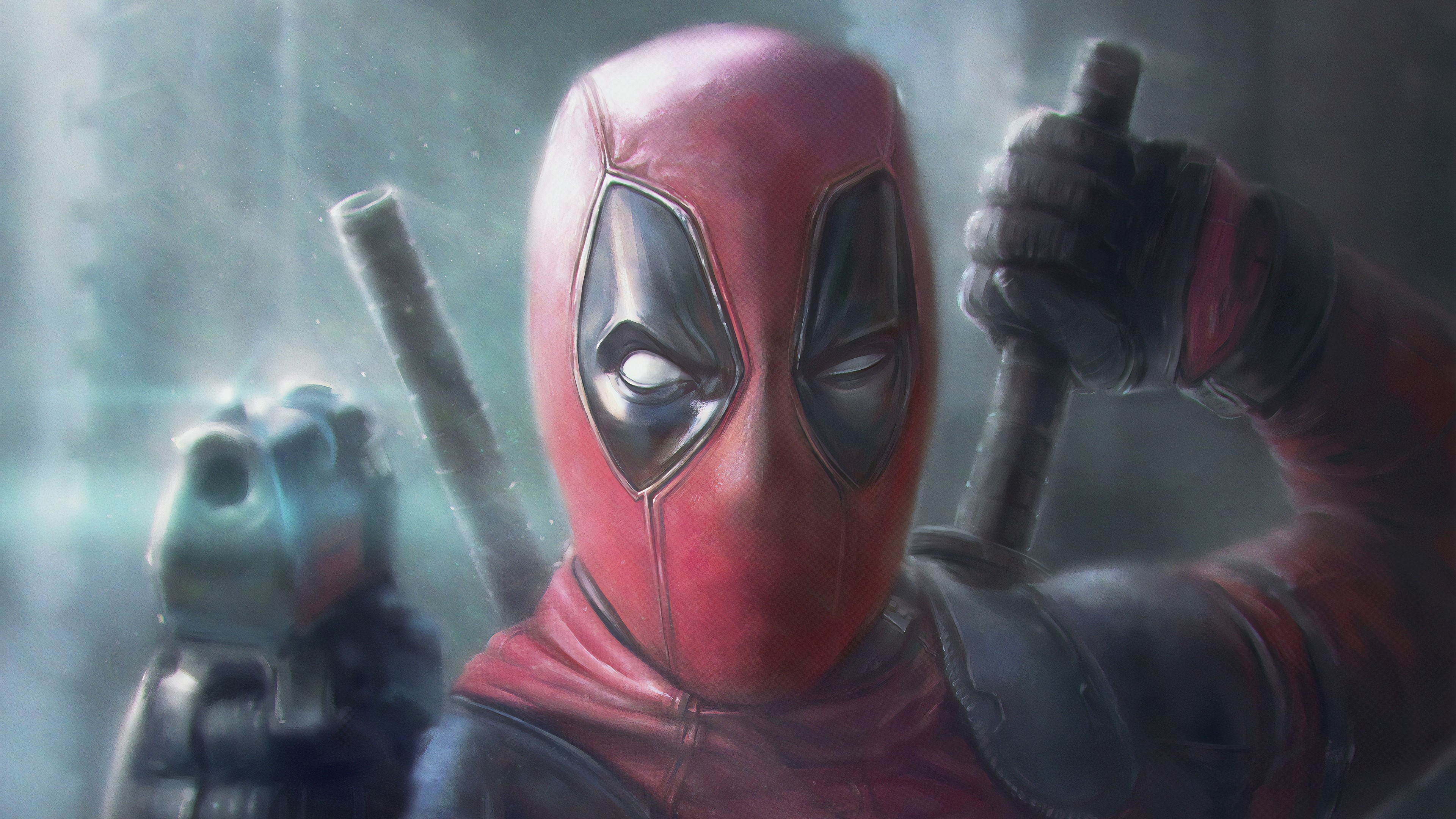 deadpool, hd, 4k, superheroes, artwork, digital art, HD Wallpaper