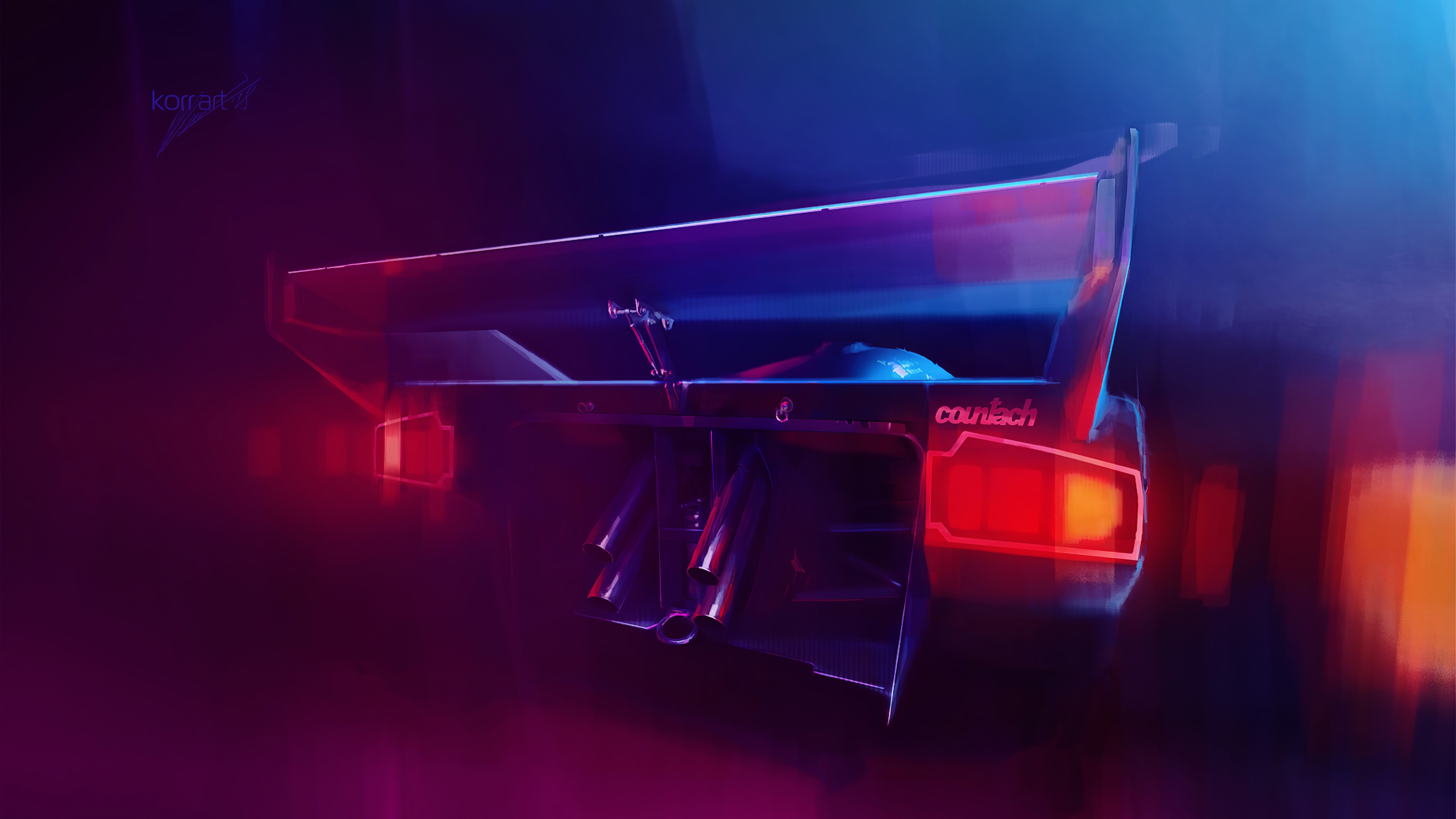 lamborghini countach, lamborghini, cars, hd, 4k, artist, artwork, digital art, behance, HD Wallpaper