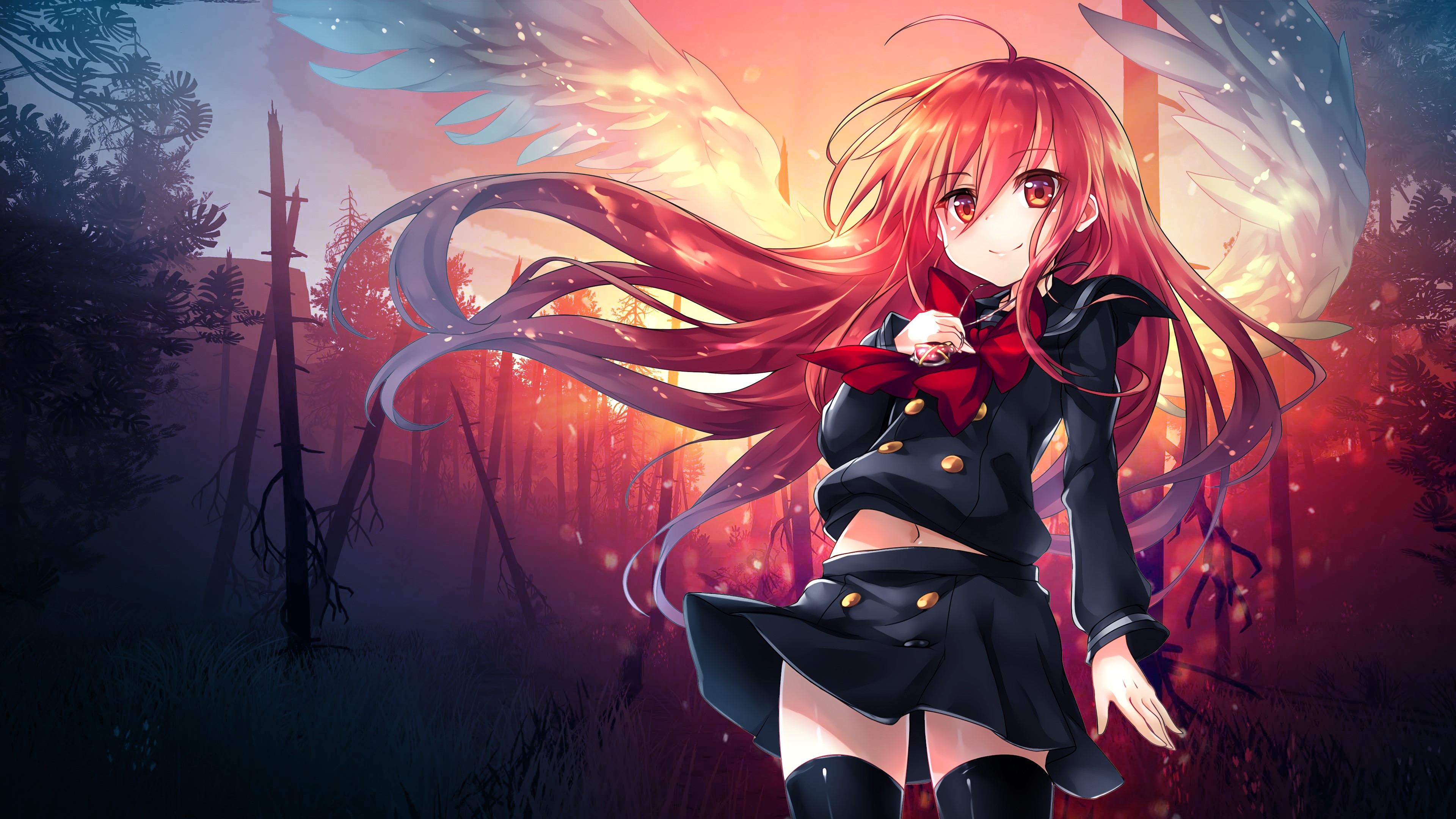 anime girl, anime, artist, artwork, digital art, hd, 4k, deviantart, HD Wallpaper
